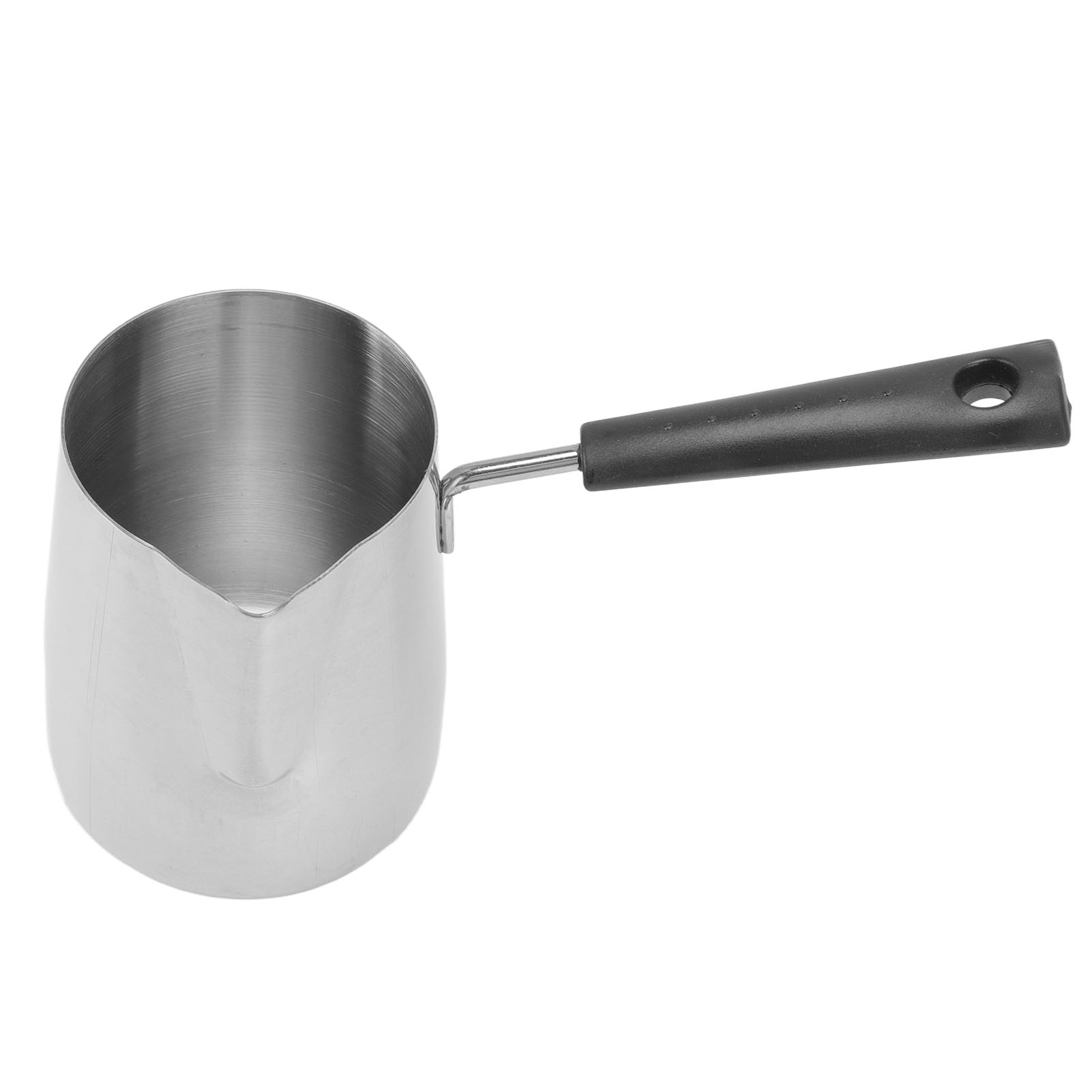 Langstielige, Ringförmige Kaffeekanne Aus Rostfreiem Edelstahl 304 Mit Integriertem Milchaufschäumer, Ideal Für Zuhause Und Cafés, 1000 Ml