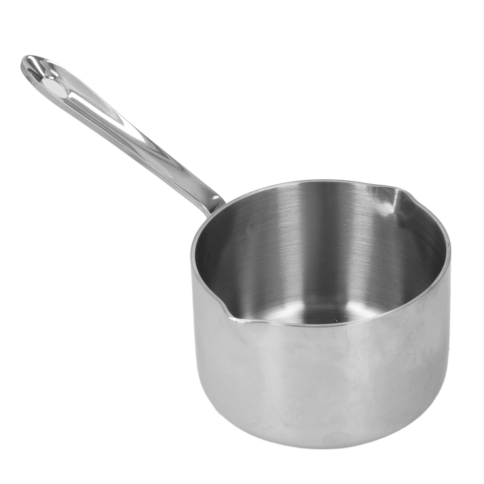 Heißwassertopf Aus Edelstahl, Geeignet Zum Schmelzen Von Milch, Schokolade, Zucker, Käse Und Butter, Mit Zwei Ausgießern