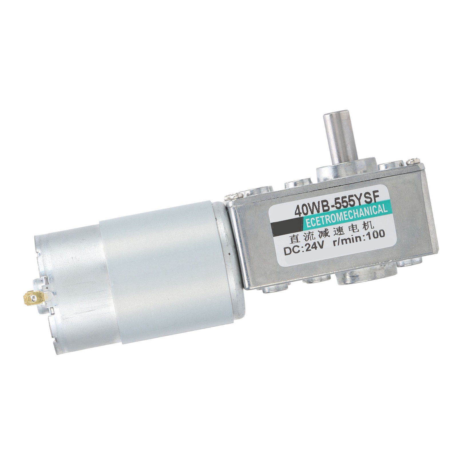 Turbinen-schneckengetriebemotor, Gleichstrom, Hohes Drehmoment, Niedrige Drehzahl, 2-wege-steuerung, 24 V Dc, Xd40wb-555ysf, 100 U/min