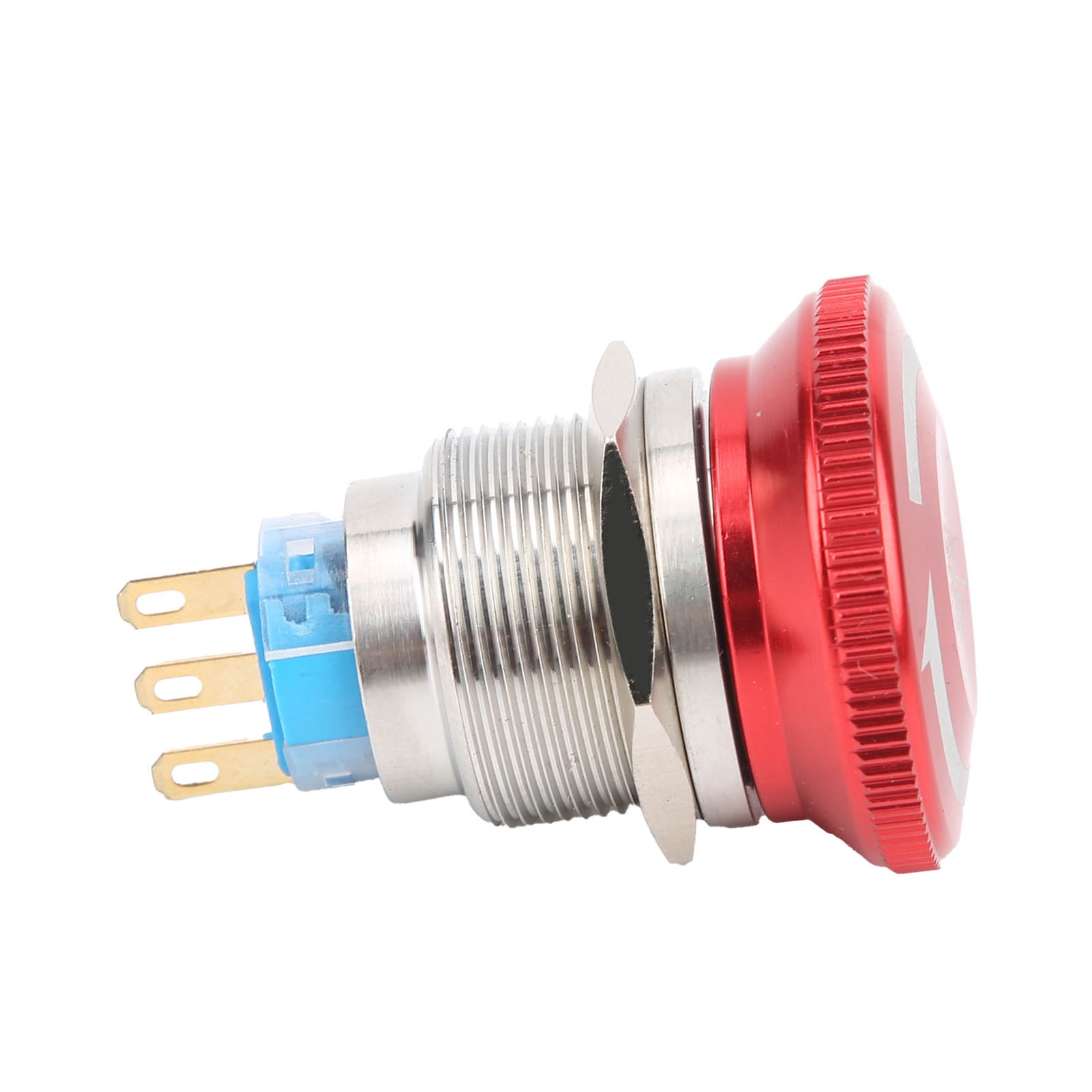 22 Mm Wasserdichter Not-aus-drucktaster Mit Selbstverriegelung, Pilzkopf-taster (3-polig)