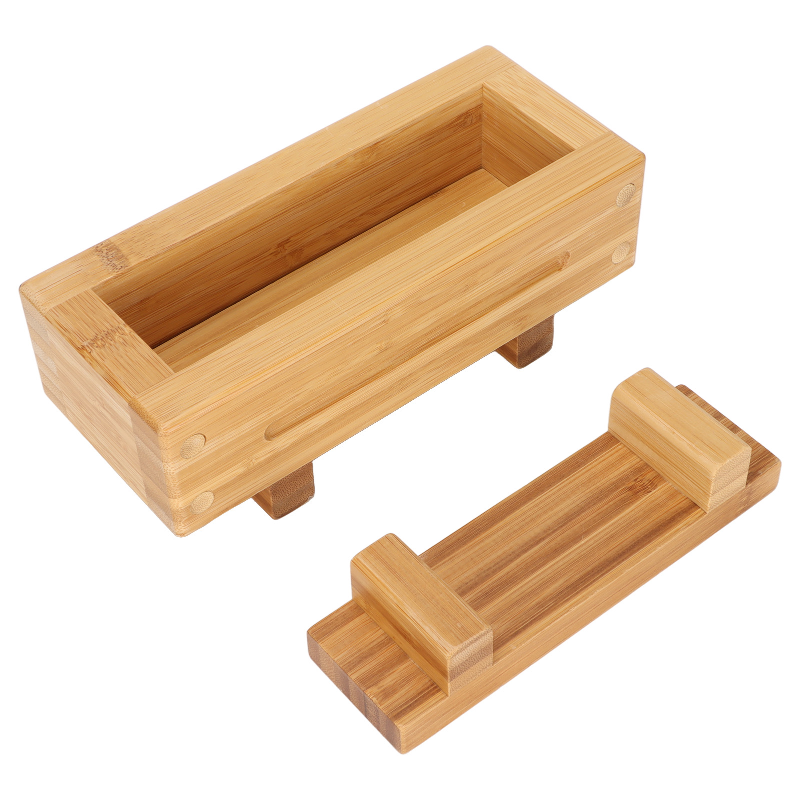 Selbstgemachte Sushi-form Aus Holz, Sushi-presse, Tragbare Und Geruchsneutrale Rechteckige Reisbox Zum Kochen
