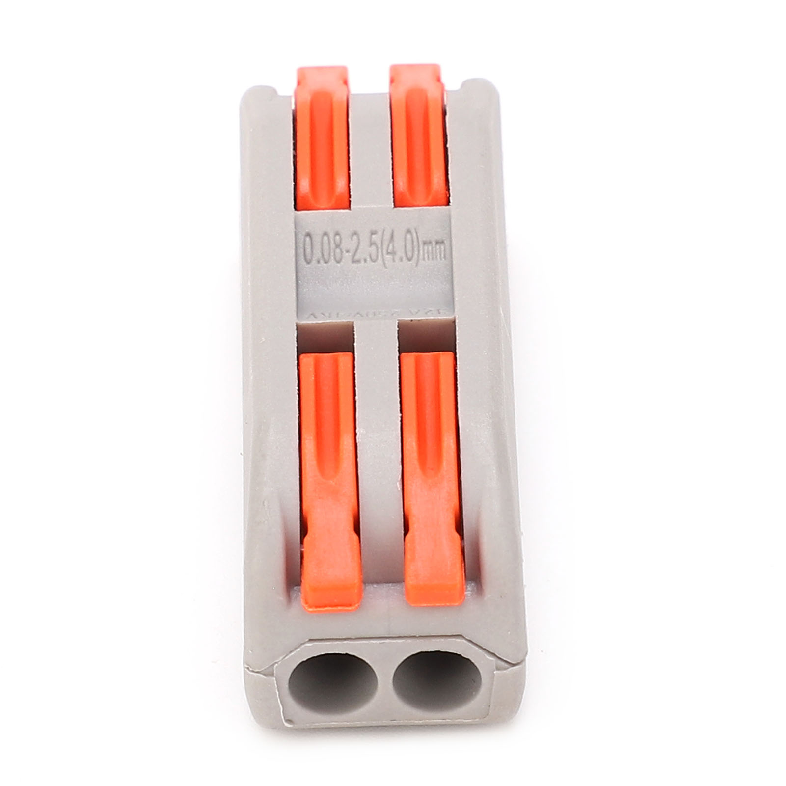 Stück Drahtblock-klemmenanschluss Spl Schnellleiter Flexibler Hartkabelverbinder Einfarbig Spl-2
