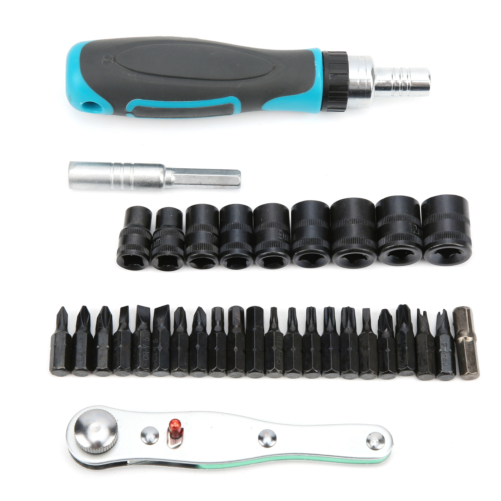 Schnellratschen-schraubendreher-set, Bit-steckschlüssel, Cw/ccw, 2-wege-schraubenschlüsselgriff, Kombinations-hardware 21818