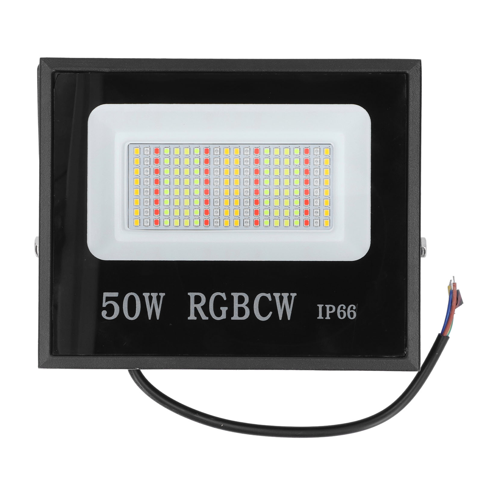 Led-strahler, Aluminiumgehäuse, Schirm Aus Gehärtetem Glas, Schutzart Ip66 (wasserdicht), Rgb-beleuchtung, 85–265 V