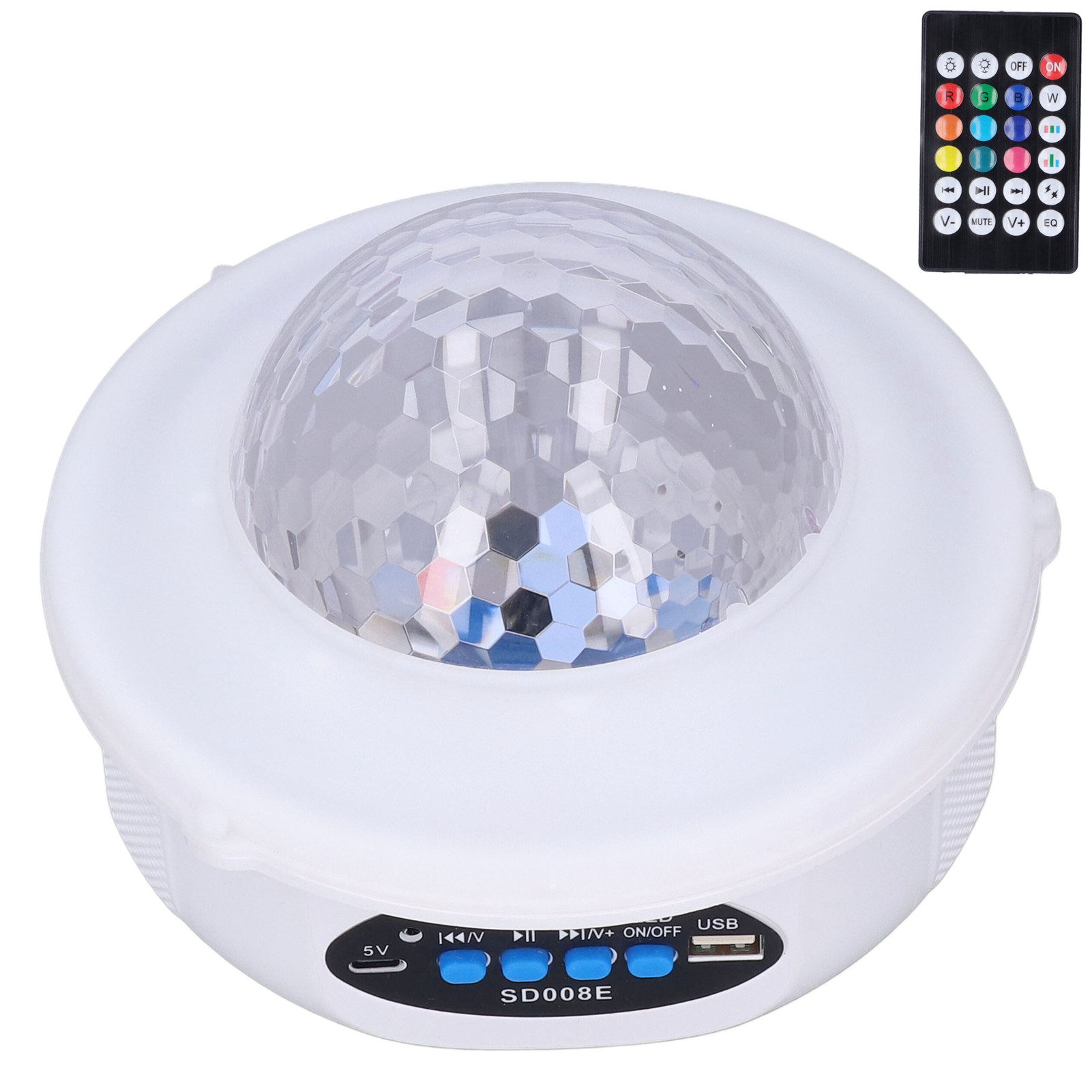 Kugelförmige Bluetooth-lautsprecher-musikprojektionslampe Rgb-partylicht Für Zuhause Und Ktv-dekoration