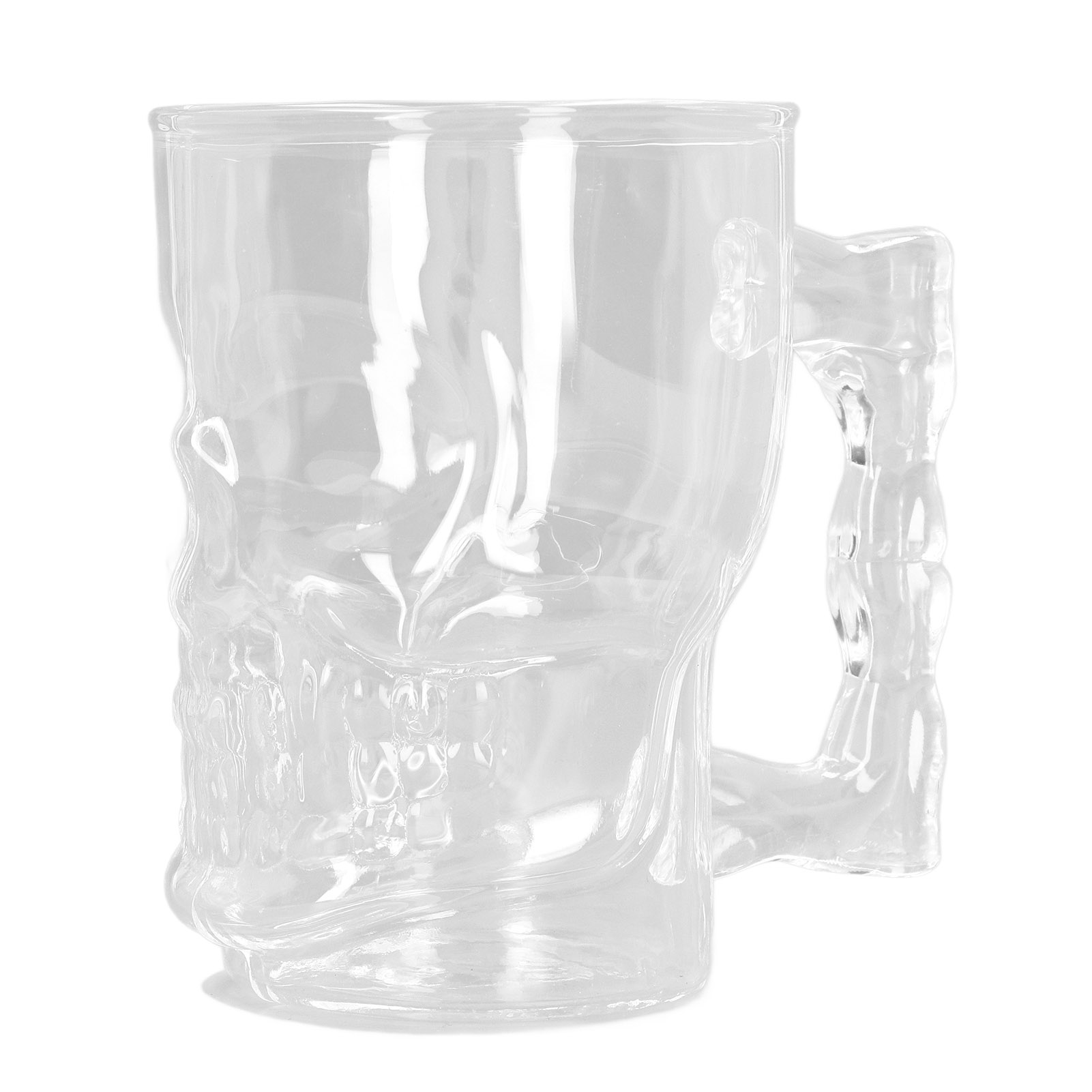 500-ml-bierkrug Aus Hochwertigem Borosilikatglas, Totenkopf-bierbecher, Ktv-bar-whiskybecher Für Private Partys