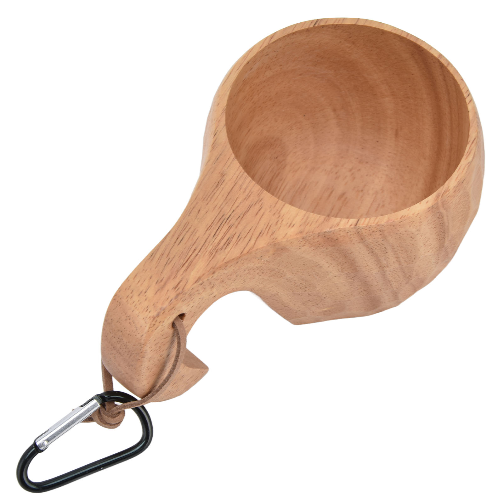 Kaffeebecher Aus Holz Mit Henkel, Aufhängeschnalle, Milchbecher, Tragbarer Holzbecher Für Den Haushalt, Typ 2
