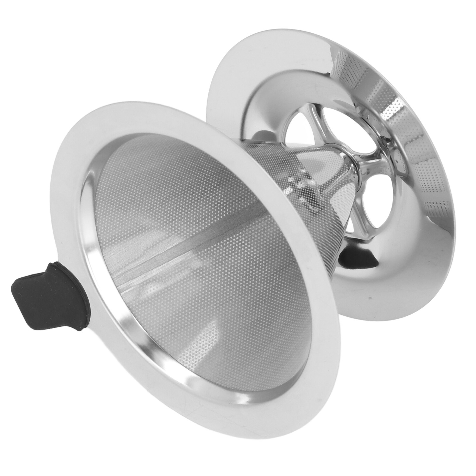 Kaffeefilter Aus Edelstahl, Wiederverwendbarer Kaffeefilterbecher Für Die Küche (1-2 Tassen)