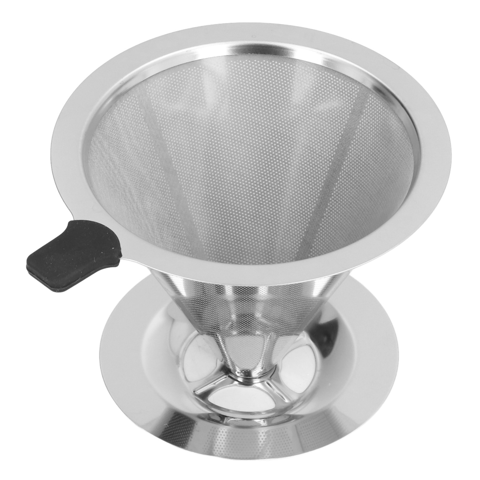 Kaffeefilter Aus Edelstahl, Wiederverwendbarer Kaffeefilterbecher Für Die Küche (2-4 Tassen)