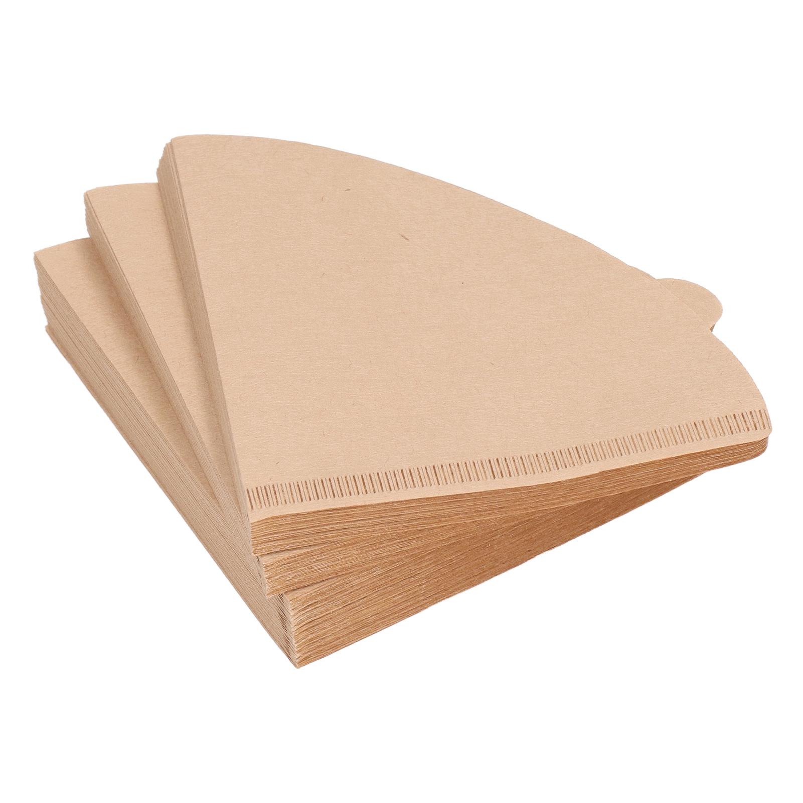 100 Stück Kaffeefilterpapier, Kegelförmig, Einweg-kaffeefilterpapier, Natürliches Filterpapier, Zubehör V60, 12 X 11,6 X 4 Cm / 4,7 X 4,6 X 1,6 Zoll