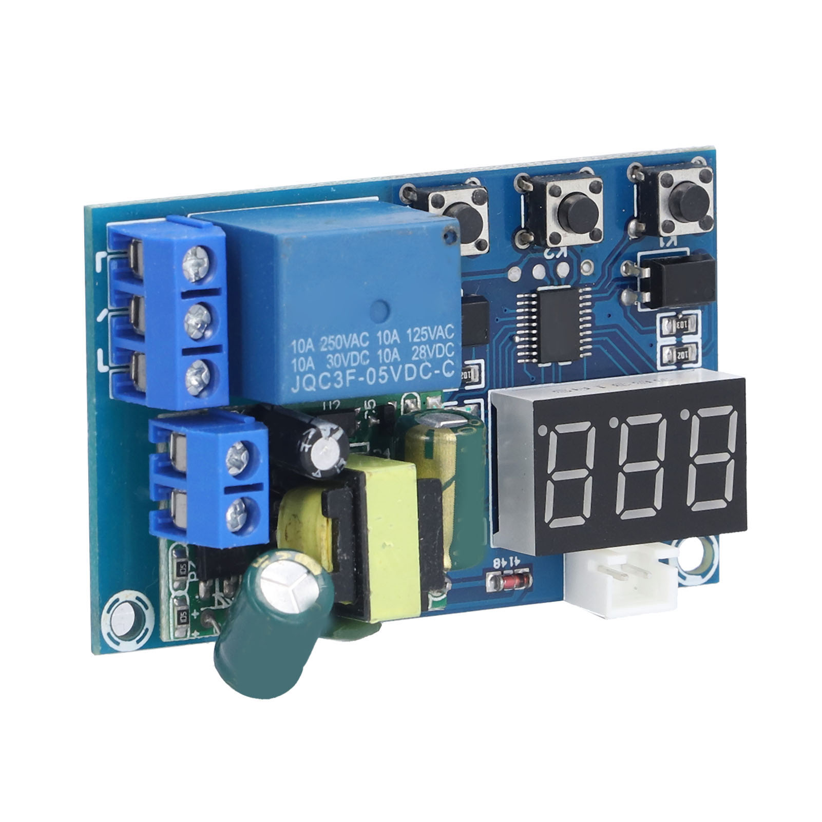 Relaismodul Mit Led-anzeige, Automatischer Zeitverzögerung, Steuerplatine Für Industrielle Steuerungselektronik, 220 V