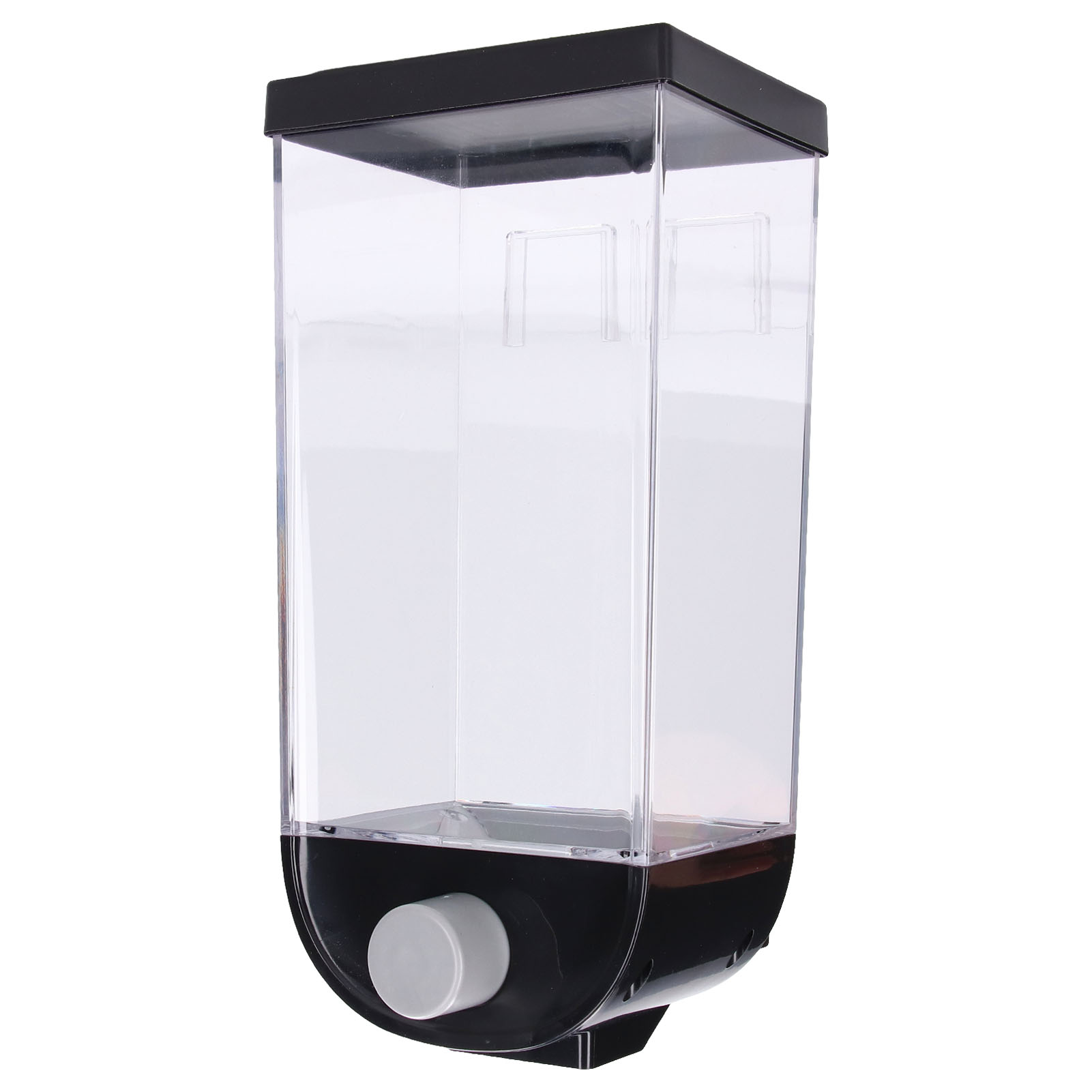 Quadratischer Wandspender Für Trockenfutter, Getreidebehälter, Wäscheperlen-müsli-spender Für Die Küche, 1,5 L