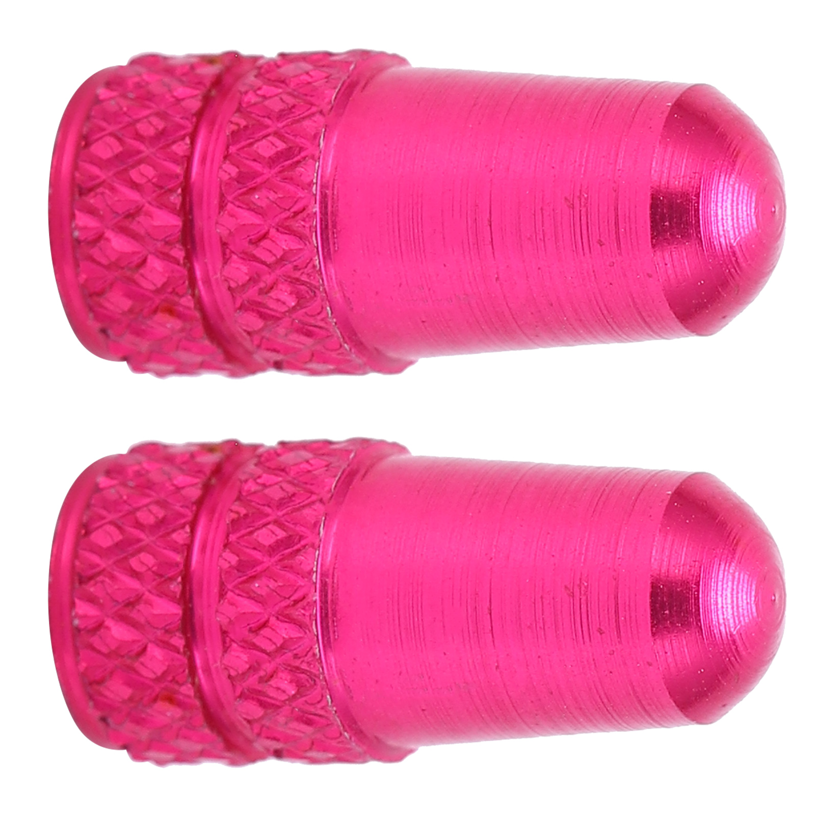 Lot De 2 Bouchons De Valve Presta Pour Vélo, En Alliage D'Aluminium, Protection Anti-poussière, Rouge Rose