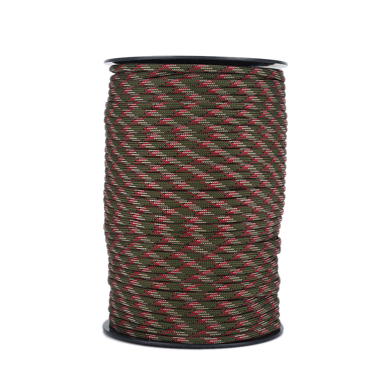 Cordon De Parachute Réfléchissant 550, 9 Brins, 100 M (camouflage Forêt)