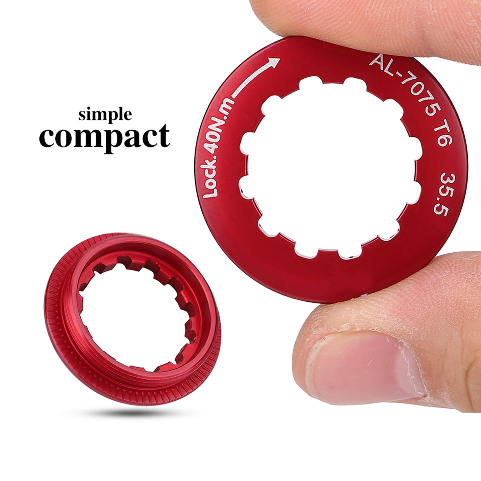 Roue D'Inertie Meijun Pour Vélo À Cassette, Rouge
