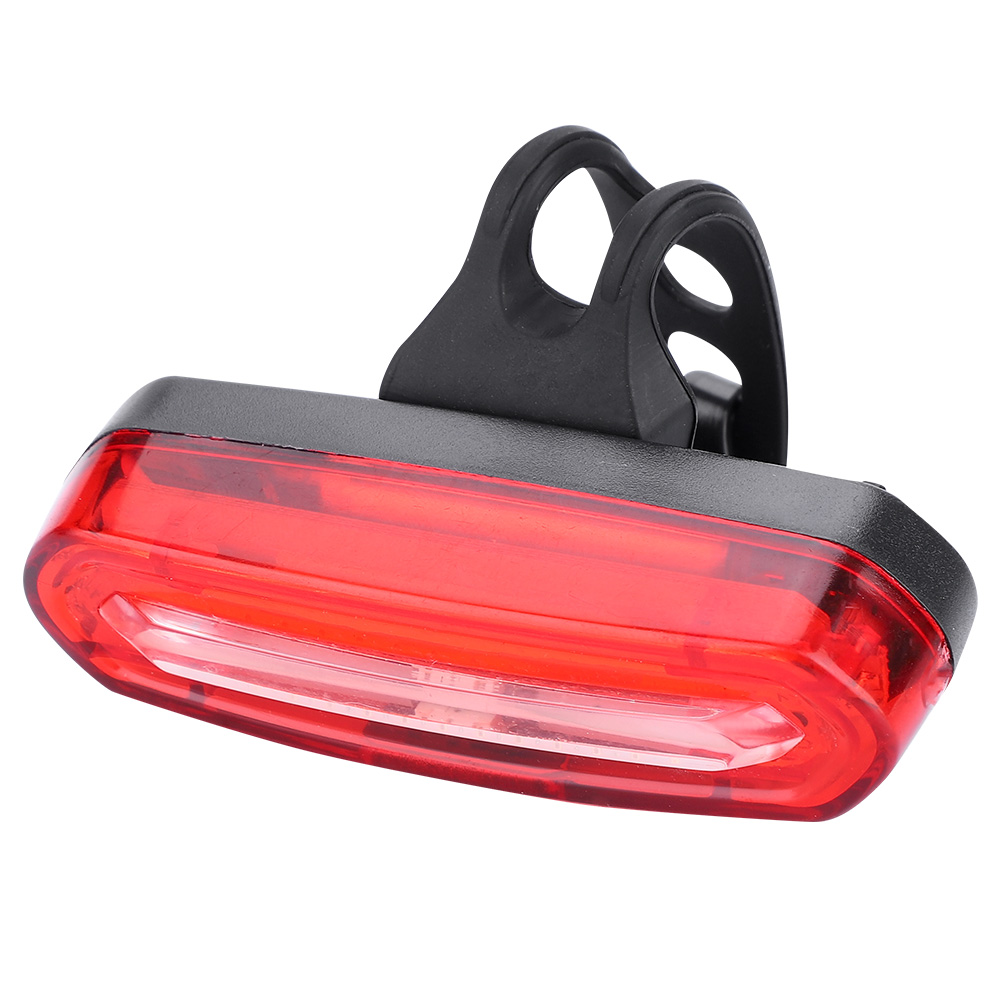 Feu Arrière De Selle De Vélo Cob Extérieur, Accessoire De Sécurité Pour La Conduite De Nuit, Rouge Et Bleu