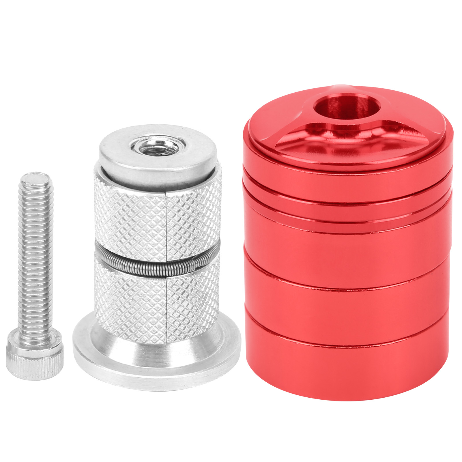 Lot De 6 Entretoises De Direction En Alliage D'Aluminium Pour Vélo De Montagne (rouge).