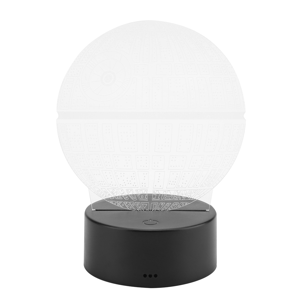 Nachttischlampe Mit Planetenmuster, Abs-sockel, Berührungsschalter, Schwarz, Ohne Fernbedienung, Dekoratives Nachtlicht Fürs Schlafzimmer.