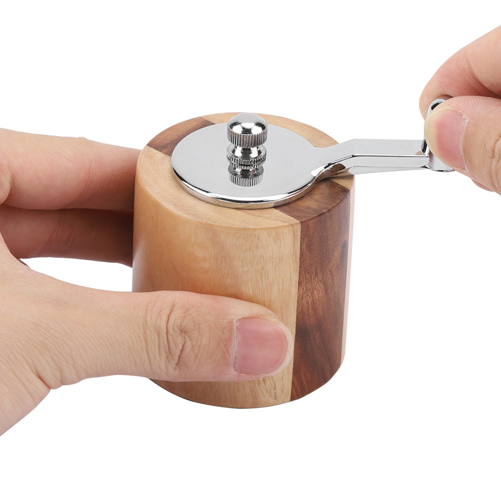 Manuelle Pfeffermühle Mit Langer Kurbel Für Meersalz, Kräuter Und Gewürze – Robustes Mahlwerkzeug, Ideal Für Die Küche.