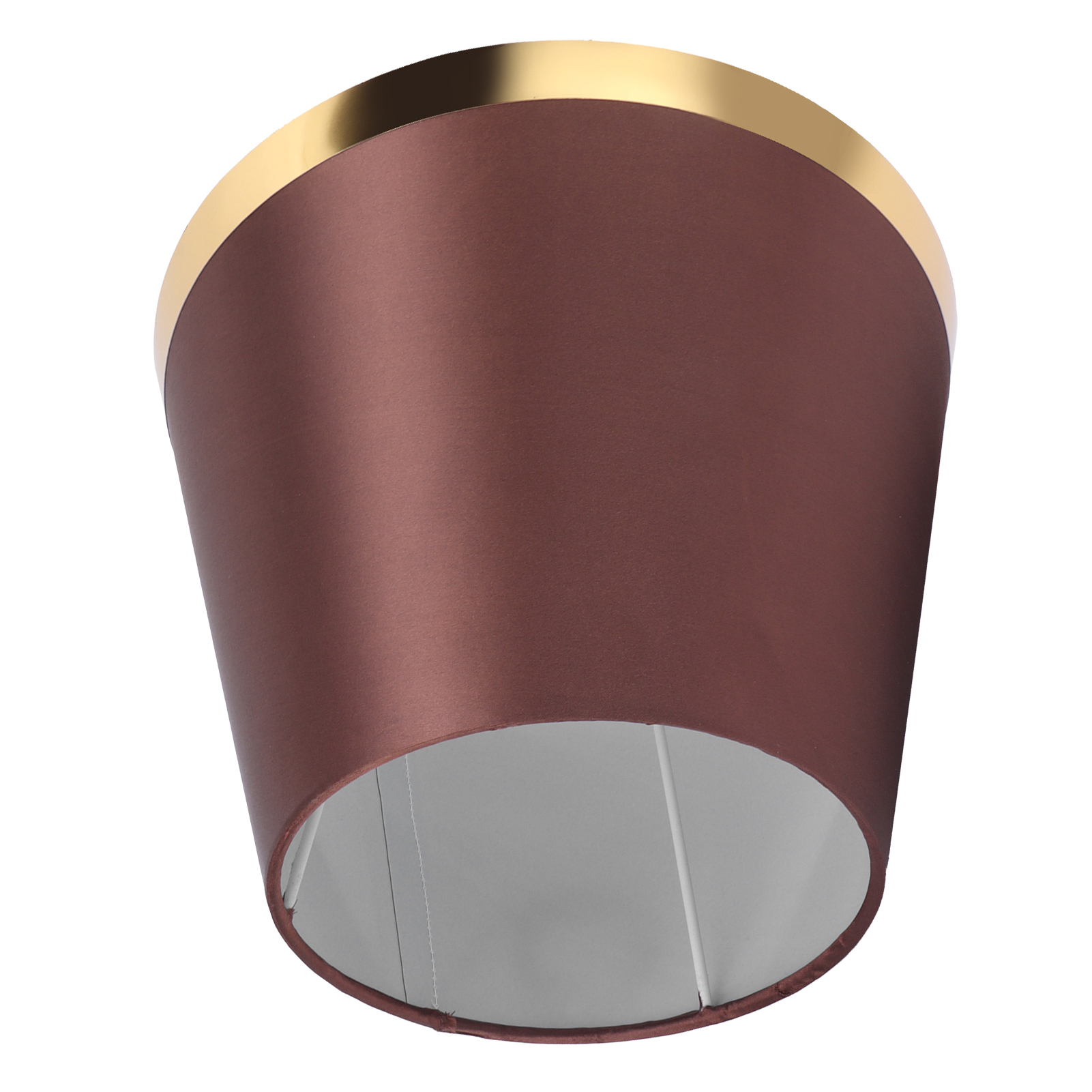 Moderner Europäischer Stofflampenschirm, E27-fassung Für Tisch- Oder Stehlampe, Kaffeefarbe, Zubehör Px133