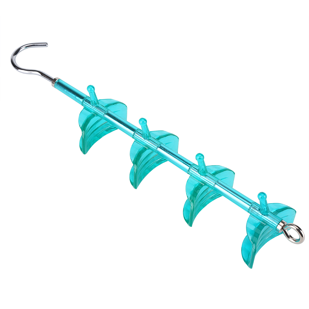 Drehbarer Handtaschenhalter, Wiederverwendbarer Wandhaken, Blauer Taschenorganizer, Hängender Taschenhalter, Praktische Schrankaufbewahrung