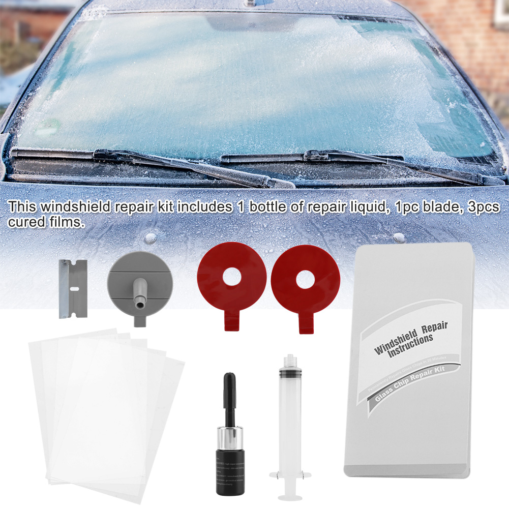 Auto-windschutzscheiben-reparaturset, Glasriss-flüssigkeit, Glasreparaturset