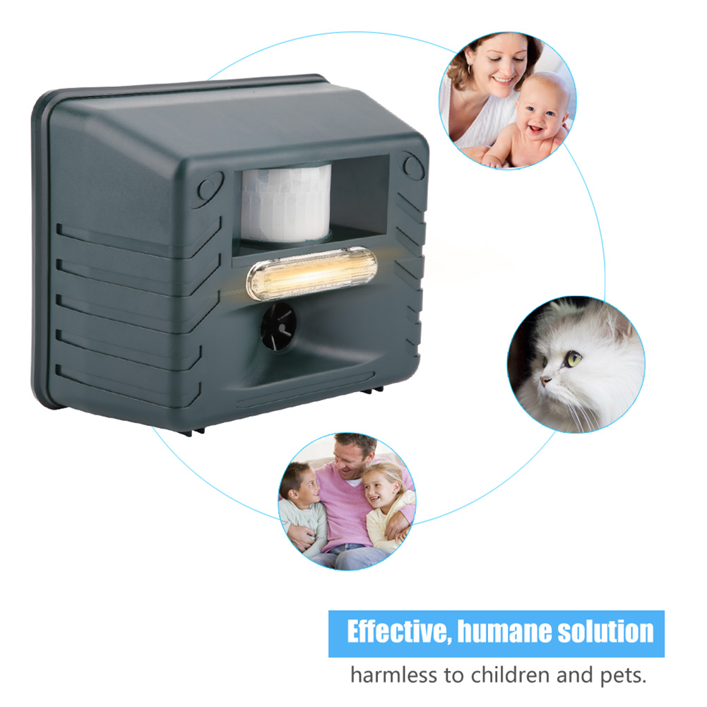 Elektronischer Ultraschall-schädlingsbekämpfer Mit 4 Blinktönen, Fernbedienung, Für Tiere, Eu-stecker 220 V