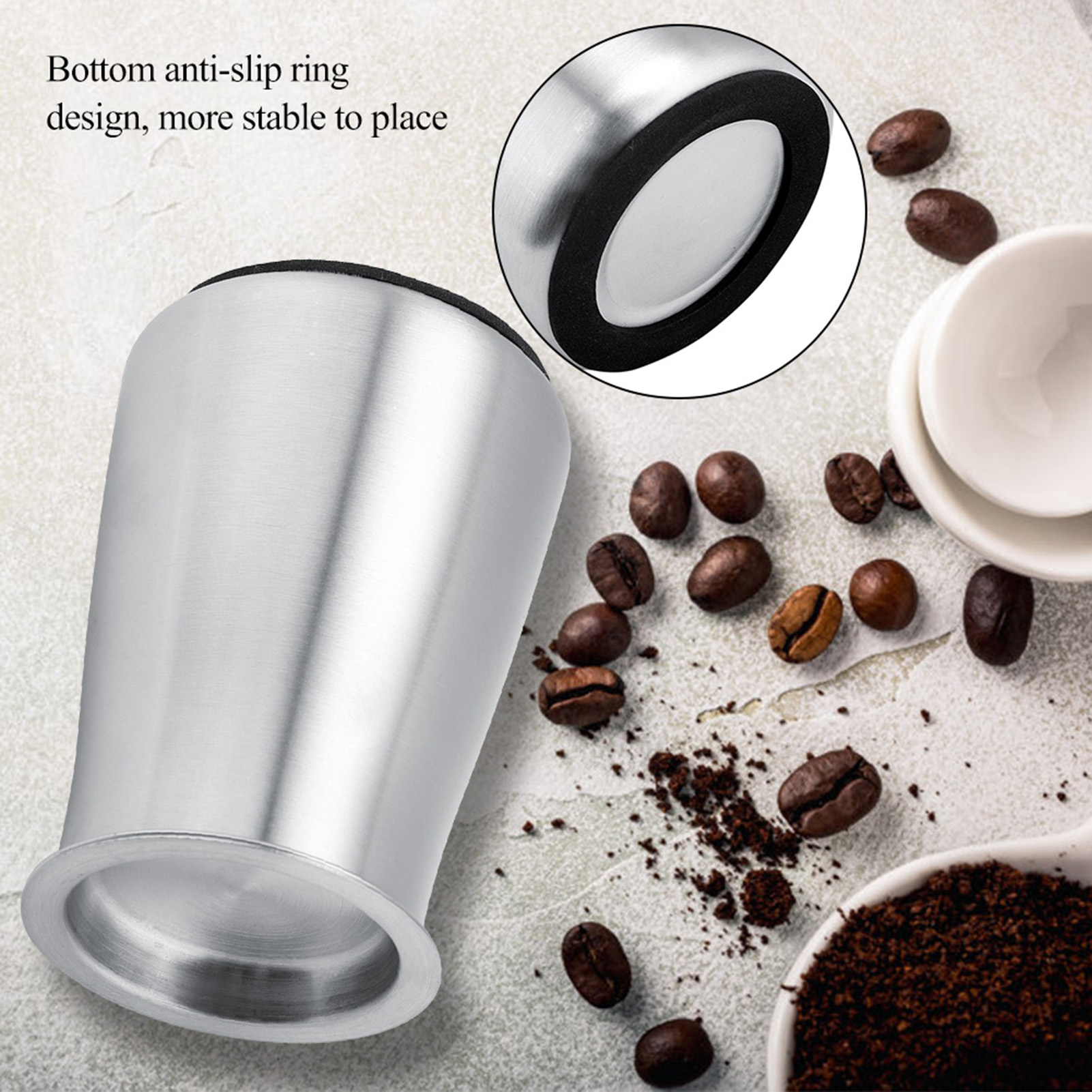 Kaffeesieb Aus Edelstahl, Mehlsieb, Filterbecher, Zubehör Für Kaffeemühlen, 1 Stück