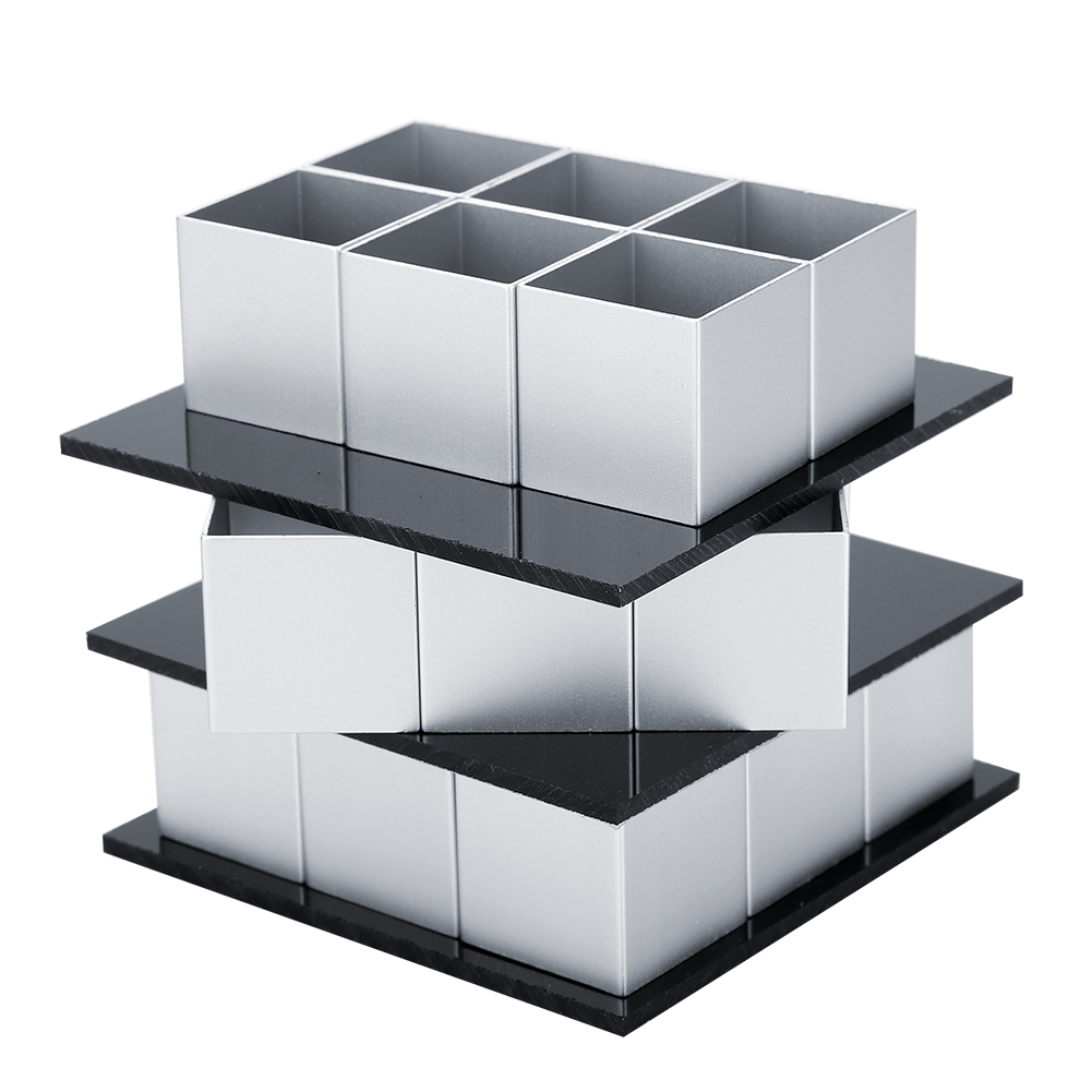 3d-metallkuchenform, Dreistöckiger Drehbarer Würfel, Mousse- Und Dessertform, Backform