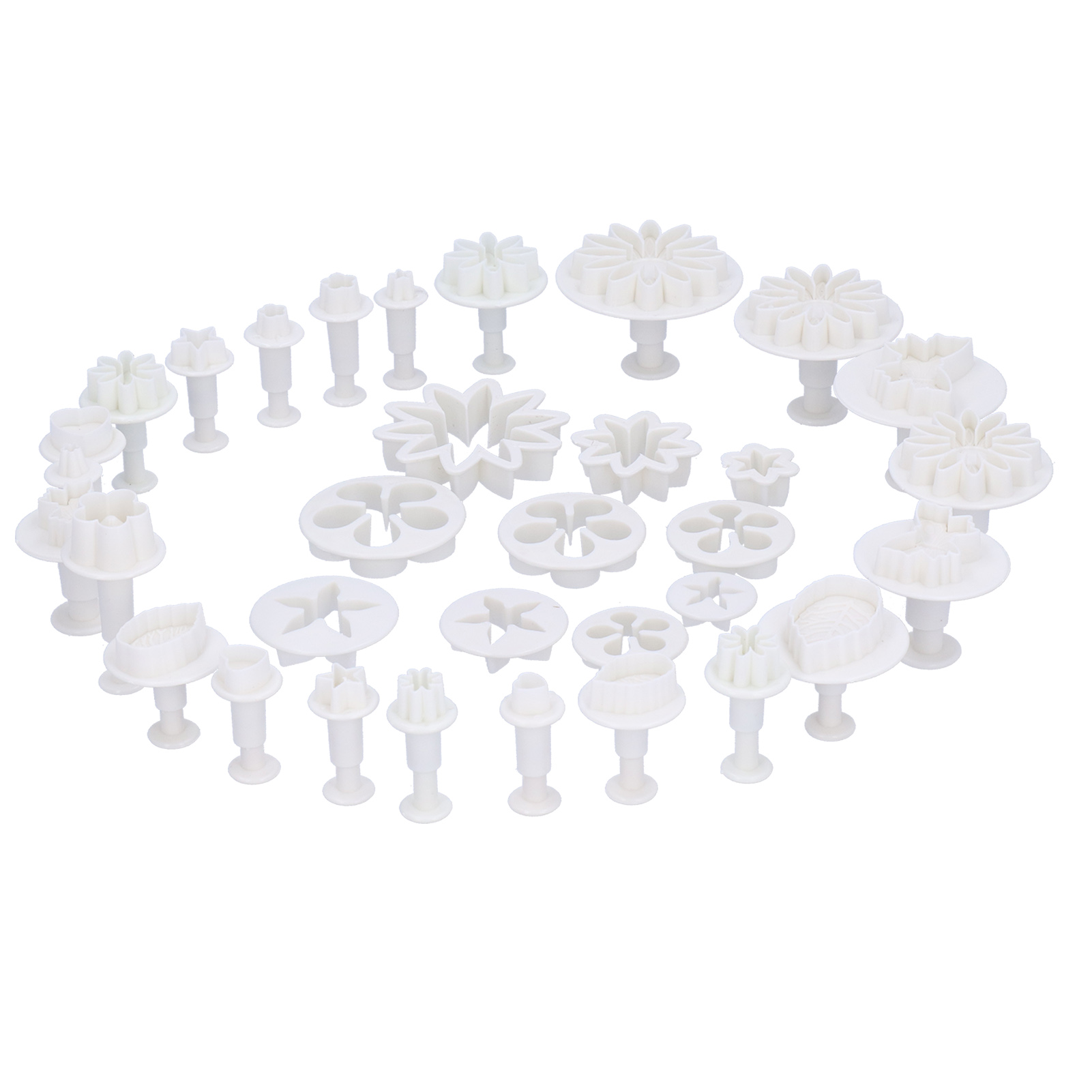 47-teiliges Backset, Blumen-ausstechformen Für Kekse Und Plätzchen, Kuchenform, Küchendekorationszubehör