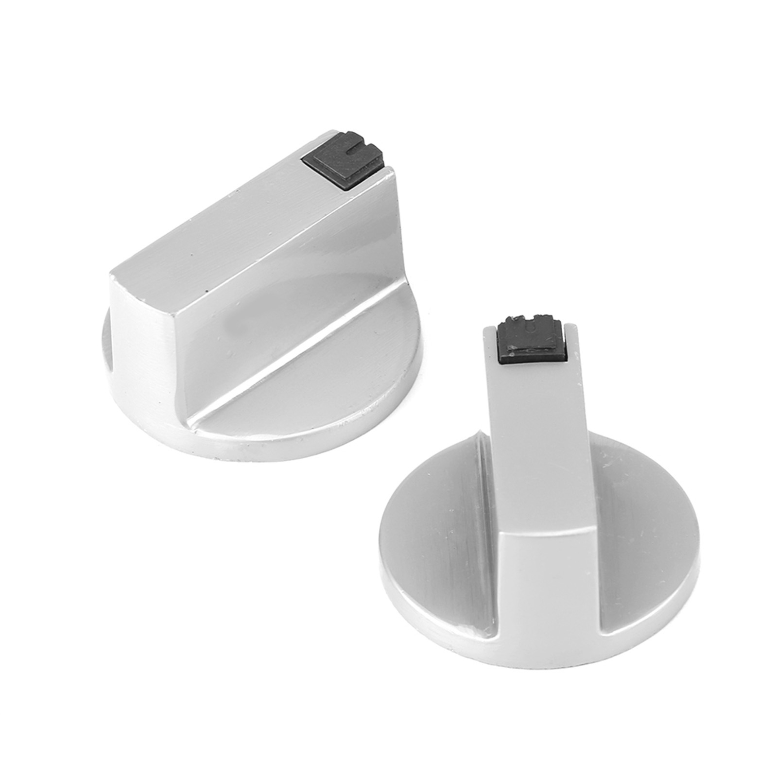Mm Gasherdknopf Aus Zinklegierung, 2 Stück, Metallgriff Für Backofen, Kochfeld, Schaltersteuerung.