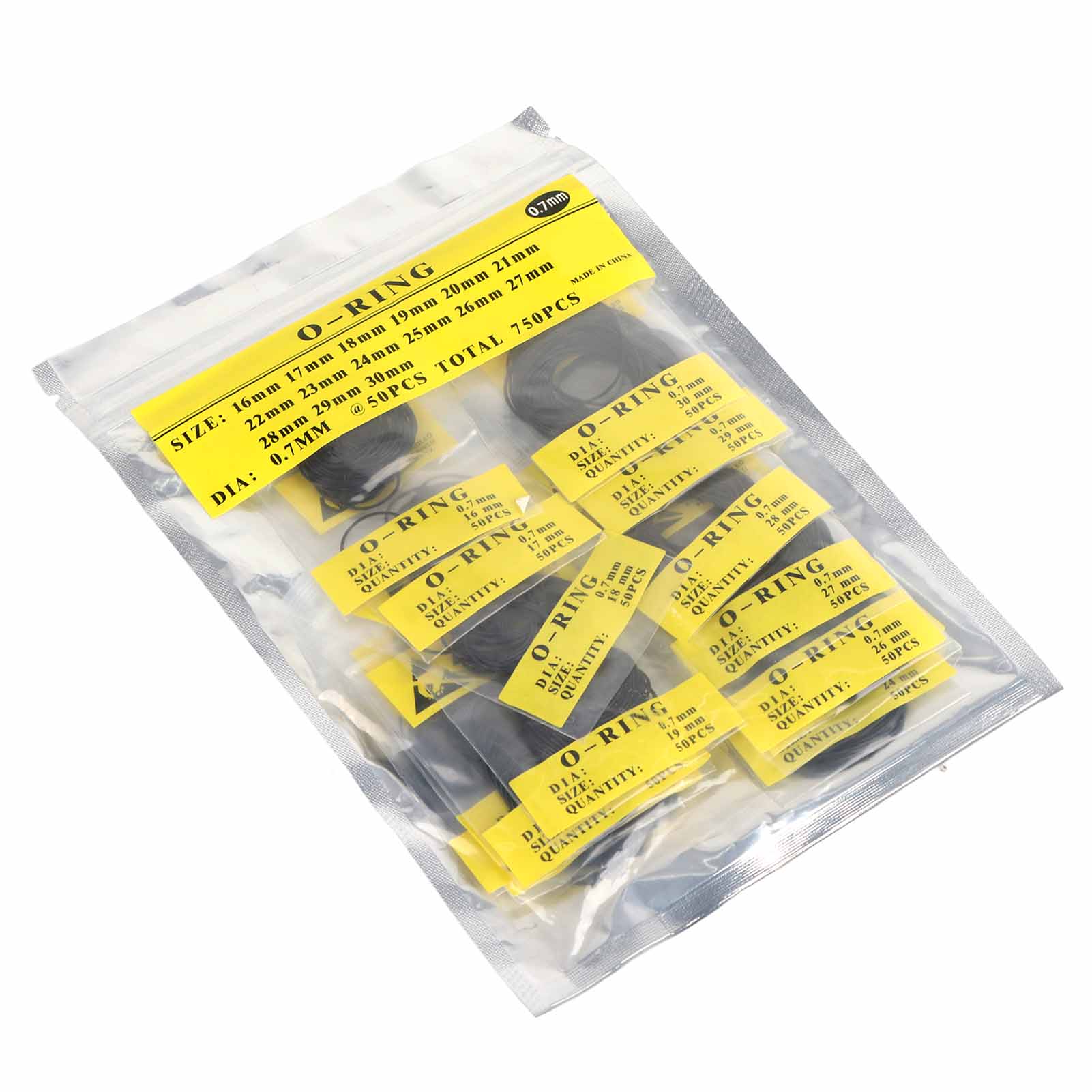 Packung Mit 750 Gummi-o-ringen (12–30 Mm) Für Uhrengehäuseböden, Universelle 0,7-mm-dichtungen, Ersatzringe