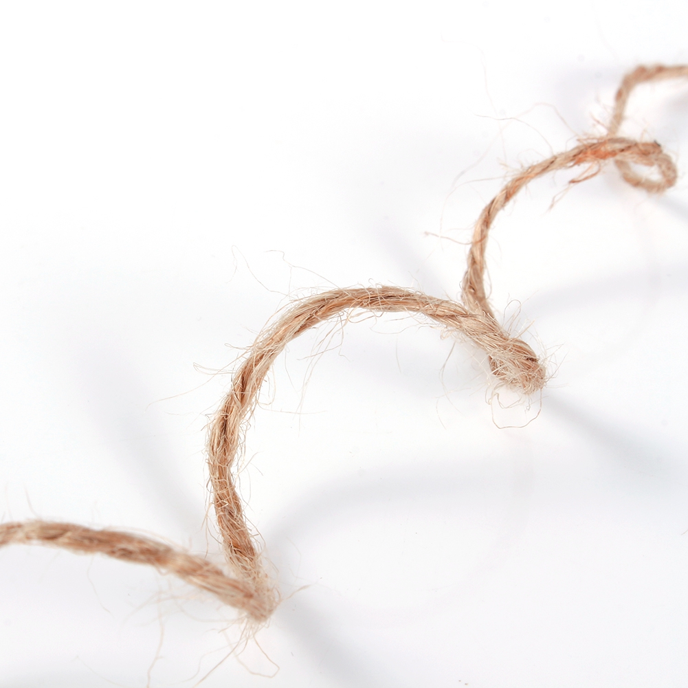 M Juteschnur, Naturbraunes Hanfseil Für Etiketten, Schmuckherstellung, Halsketten, Diy-projekte