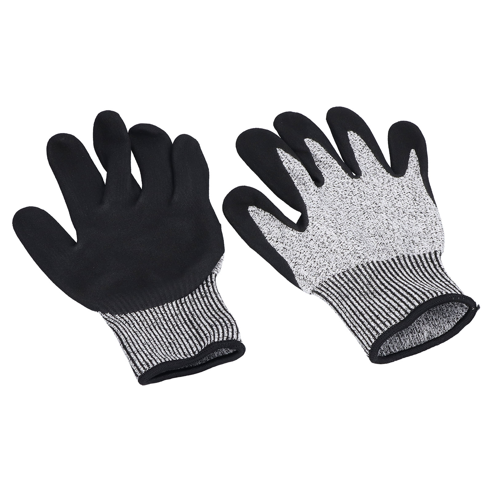Schnittfeste Handschuhe, Schutzklasse 5, Mattiertes Gummi, Rutschfest, Abriebfest, Multifunktional Für Sicheres Arbeiten