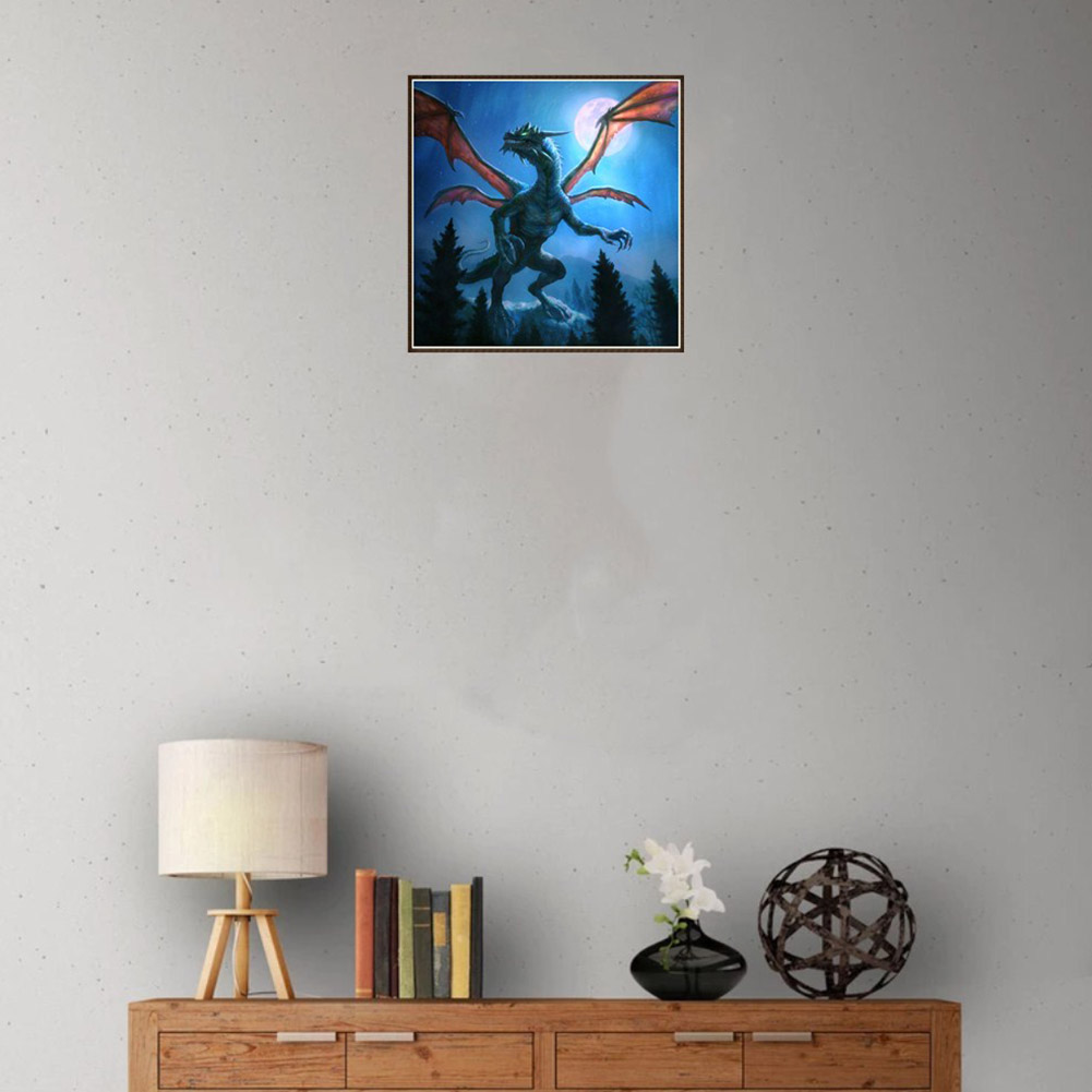 5d-diamant-schablone Diy-stickerei Kristall-strasssteine Wandkunst Dinosaurier Dinosaurier Dekor Wohnzimmer Schlafzimmer Kindergeschenk Komplettes Set