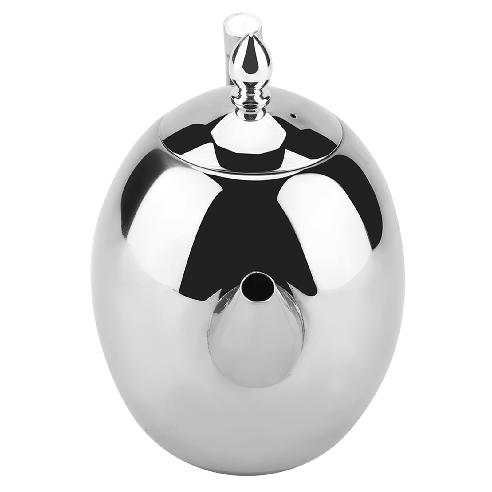 Wasserkocher Aus Edelstahl Für Tee Und Kaffee, 1,5 L Mit Herausnehmbarem Filter, Elegante Karaffe, Ideal Zum Aufbrühen