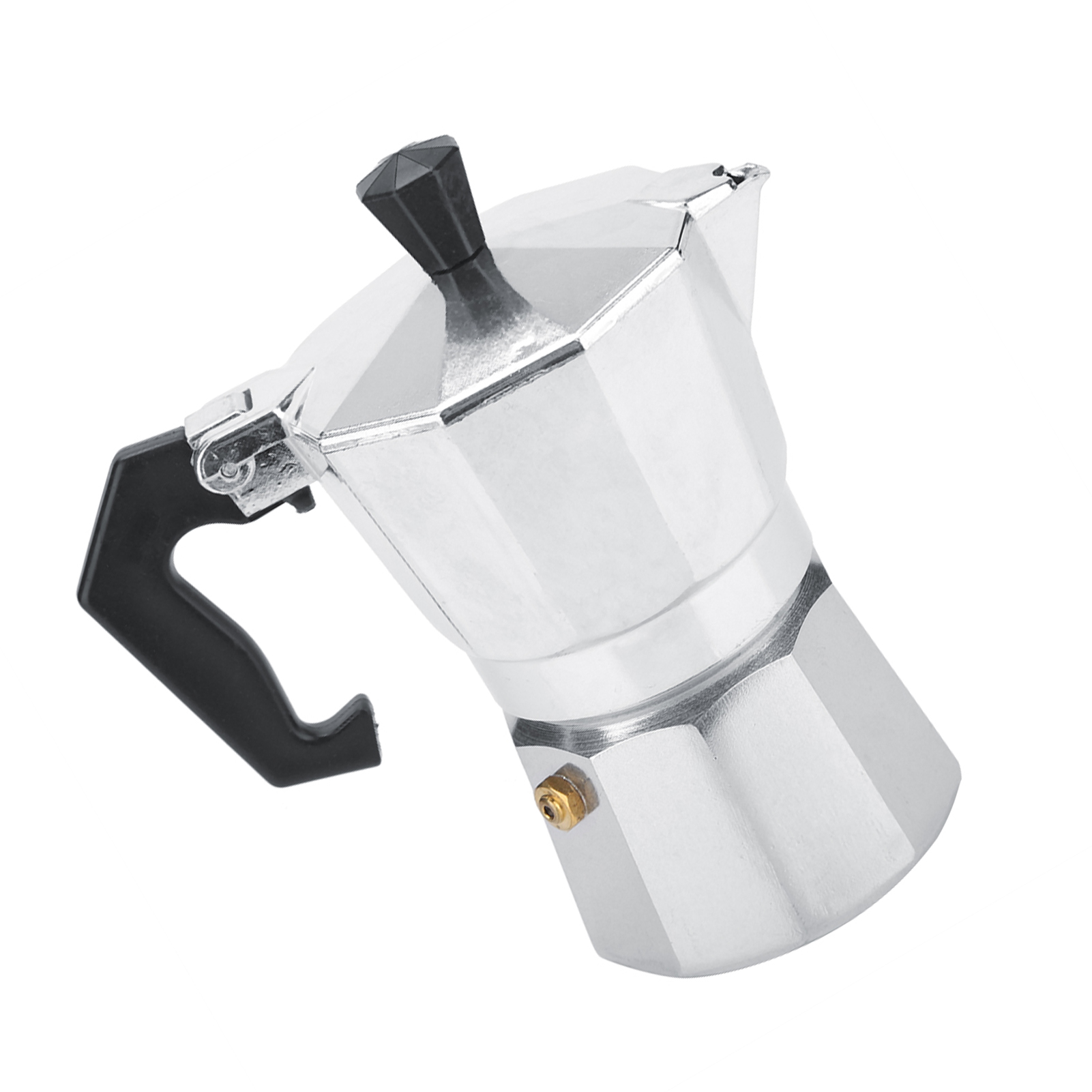 Italienische Moka-kanne Aus Aluminium Für 6 Tassen, Espressomaschine Für Gasherd, Für Zuhause Oder Büro, Handgefertigt