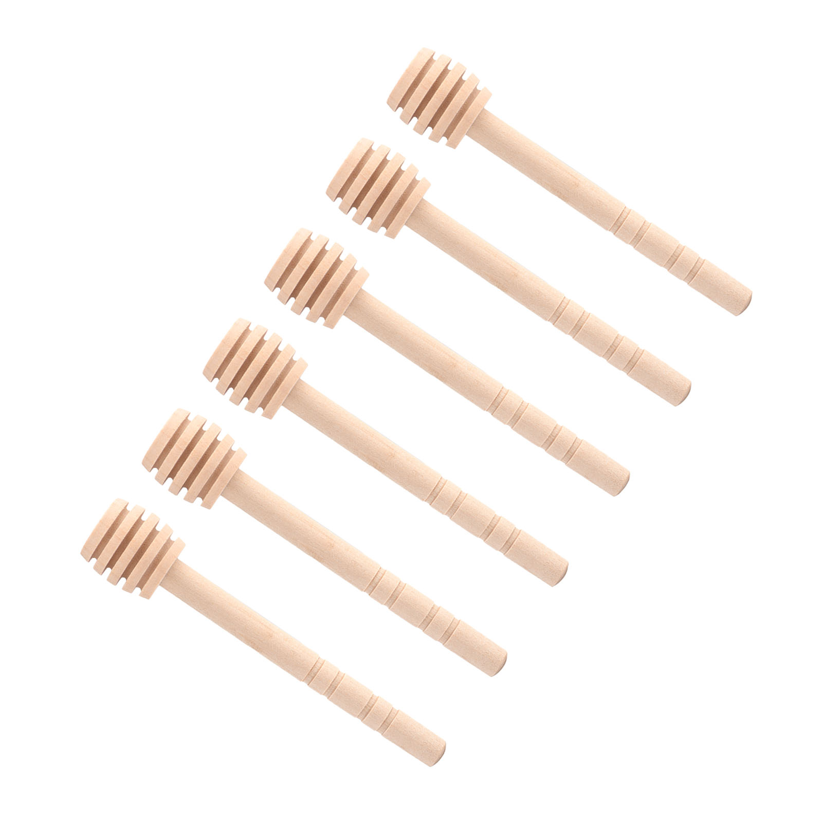 Set Aus 50 Honiglöffeln Aus Holz, Honigstreuer, Rührlöffel Und Löffel, 10 Cm, Natürliches Küchenutensil