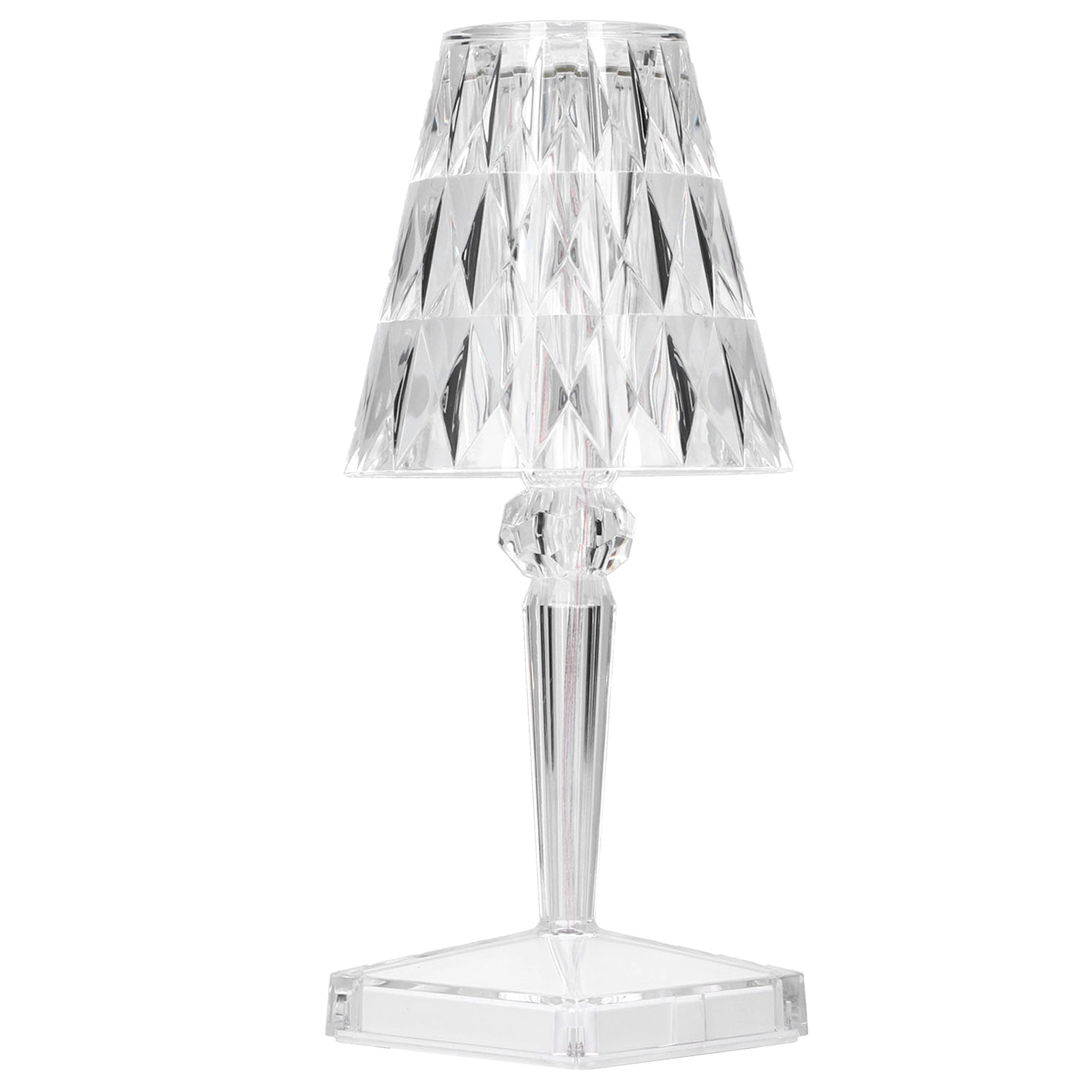 Dekorative, Warmweiße Tischleuchte, Hochlichtdurchlässiger Kristalllampenschirm, Geringer Stromverbrauch, Usb-anschluss, Für Wohnzimmer Oder Restaurant.