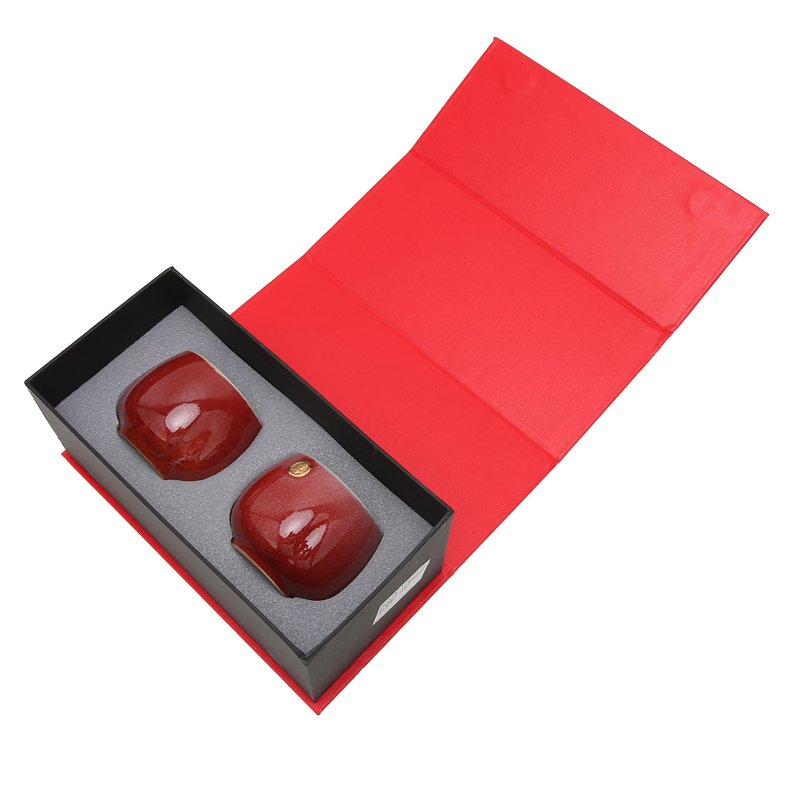 Set Aus 2 Chinesischen Keramik-teetassen Im Kung-fu-stil, Dekorative Kaffeetassen, Handgefertigtes Teeservice Für Zuhause, Geschenkidee
