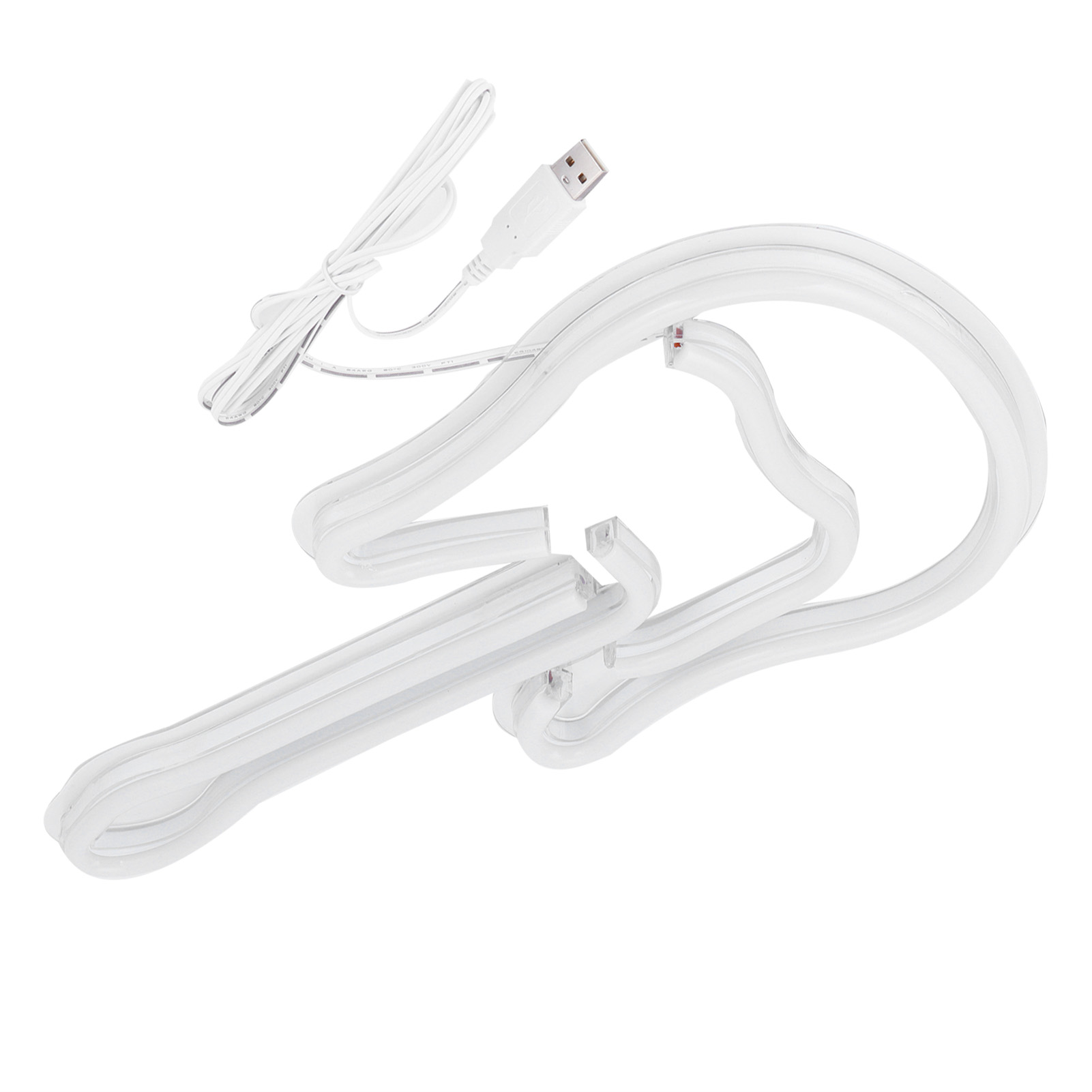 Usb-neon-gitarren-led-lampe, Dekorative Leuchte Für Bar, Hotel, Strand, Weihnachten, Festliche Wandbeleuchtung, Originelles Geschenk.
