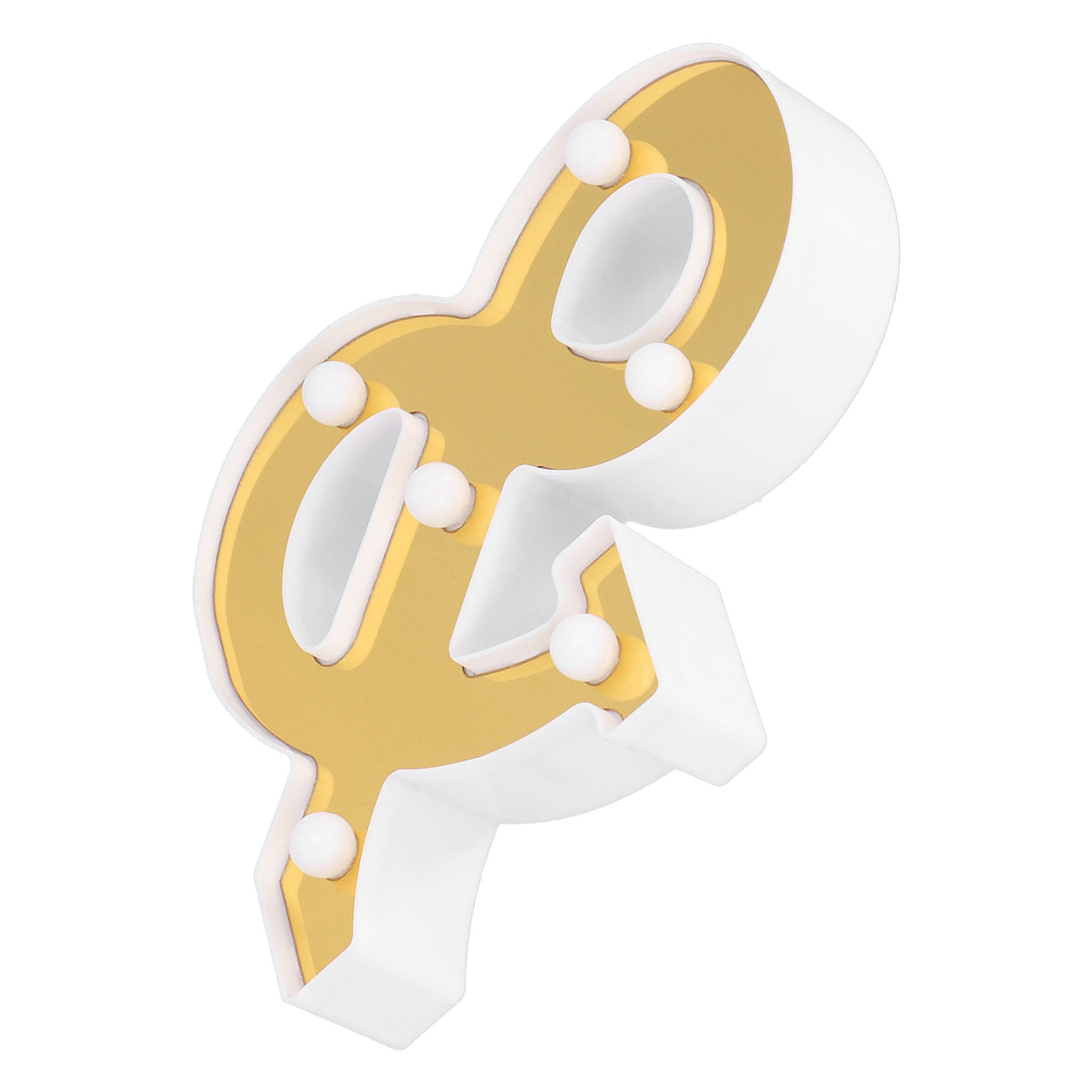 Led-lampe In Form Eines Kaufmännischen Und-zeichens (&), Originelle Leuchte, Symbol Für Heiratsantrag, Liebeserklärung, Warmweiß, Romantische Dekorationsbeleuchtung.