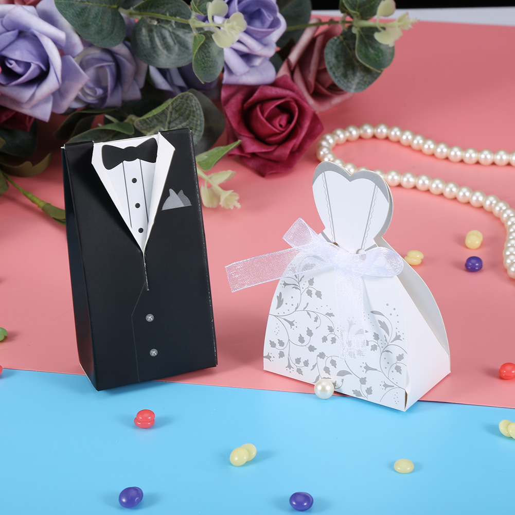 Elegante Und Romantische Bonbonbox Aus Pappe Für Hochzeiten, Partydekorationen, Gastgeschenke (1)