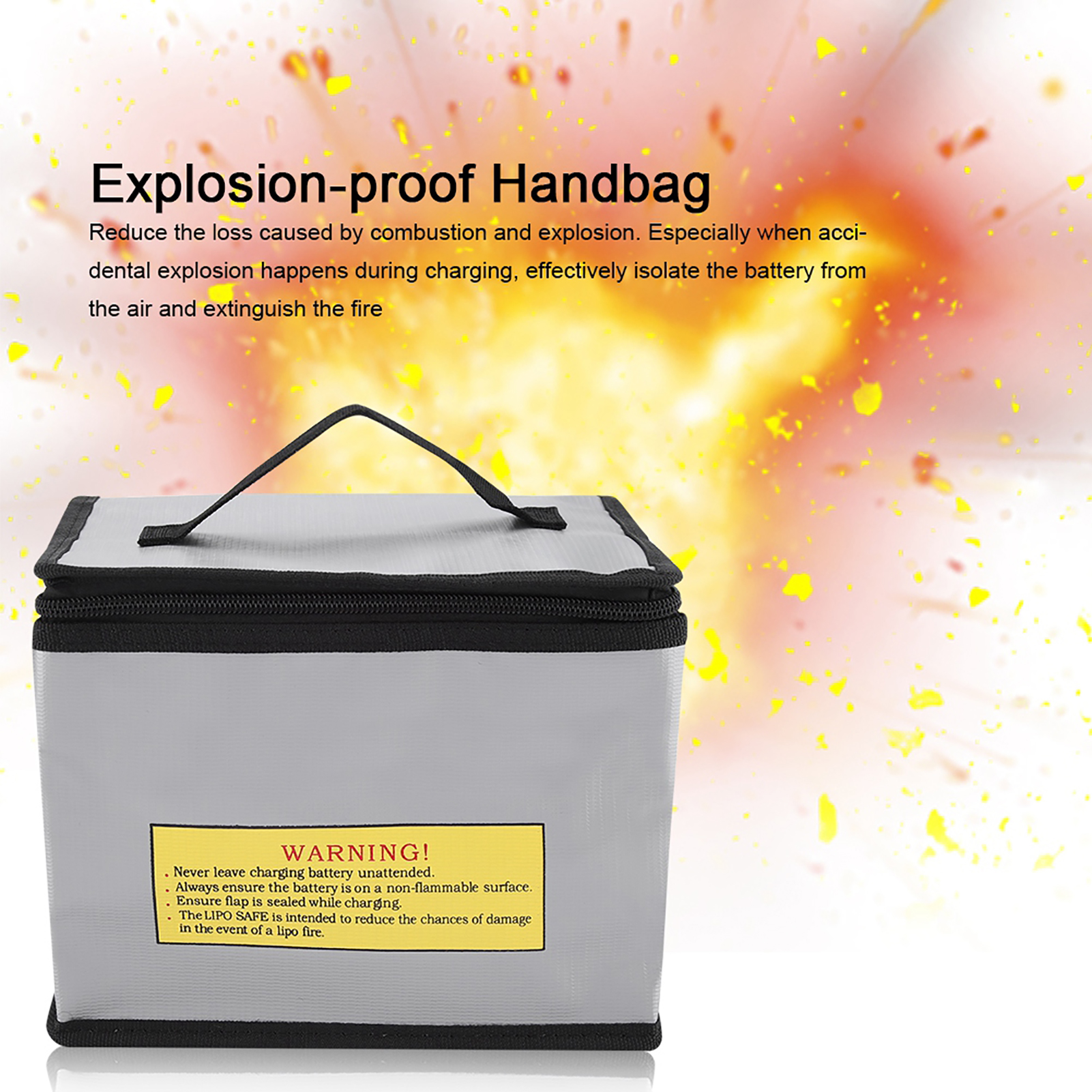 Tragbare, Explosionsgeschützte Handtasche Zum Laden Von Akkus, Feuerfeste Sicherheitstasche, Stoßfeste Schutztasche