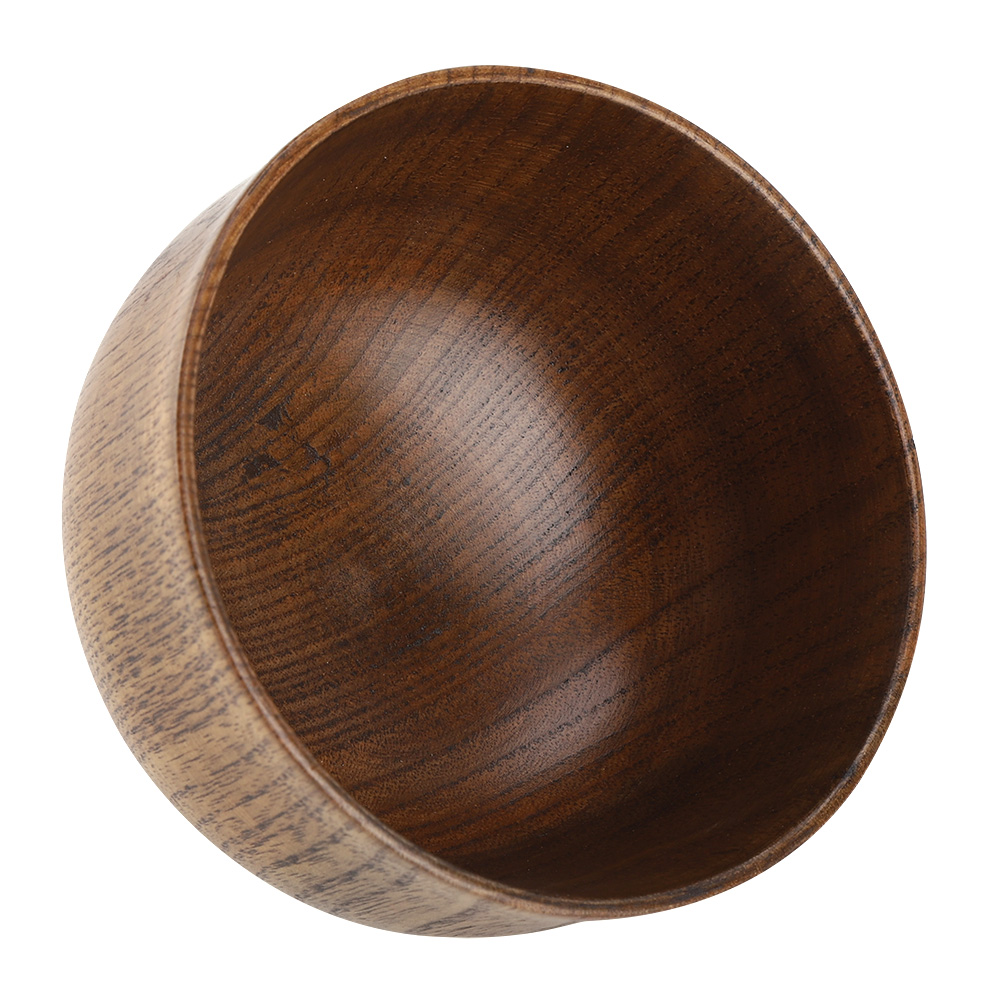 Handgefertigte Holzschale Für Kinder, Hitzebeständiges Geschirr, Tragbarer Lebensmittelbehälter, Umweltfreundlicher Teller, 2er-set, 15 Cm, Natur.