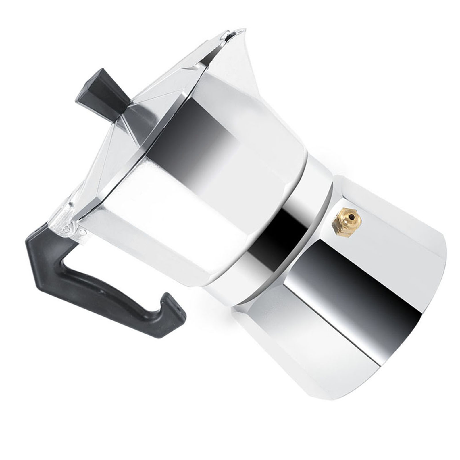 Italienische Moka Express Kaffeemaschine Aus Aluminium, 6 Tassen, 300 Ml, Induktions- Und Herdgeeignet, Für Zuhause Und Büro