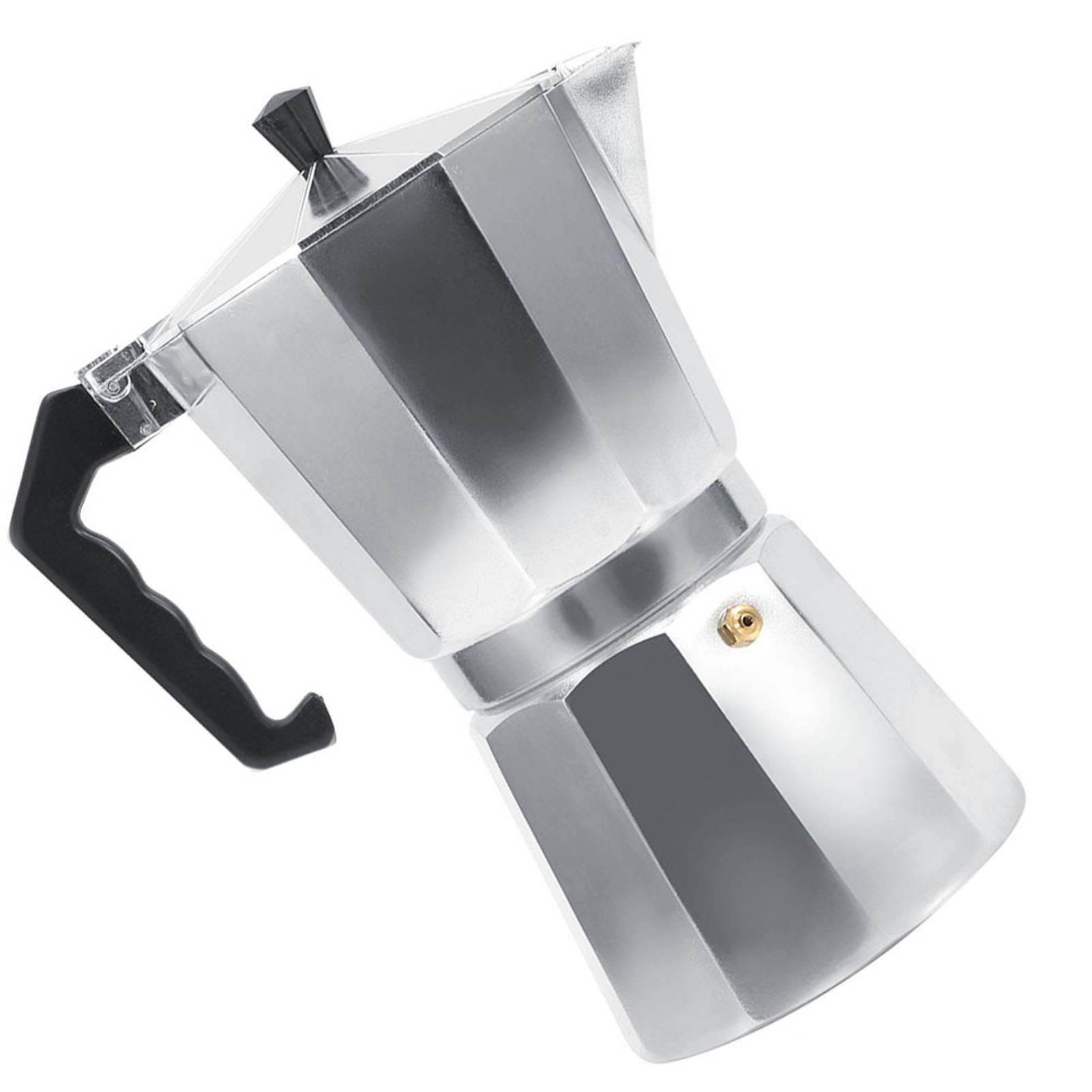 Italienische Moka-kanne Aus Aluminium, 12 Tassen, 600 Ml, Espressomaschine Für Gasherd, Küche & Büro
