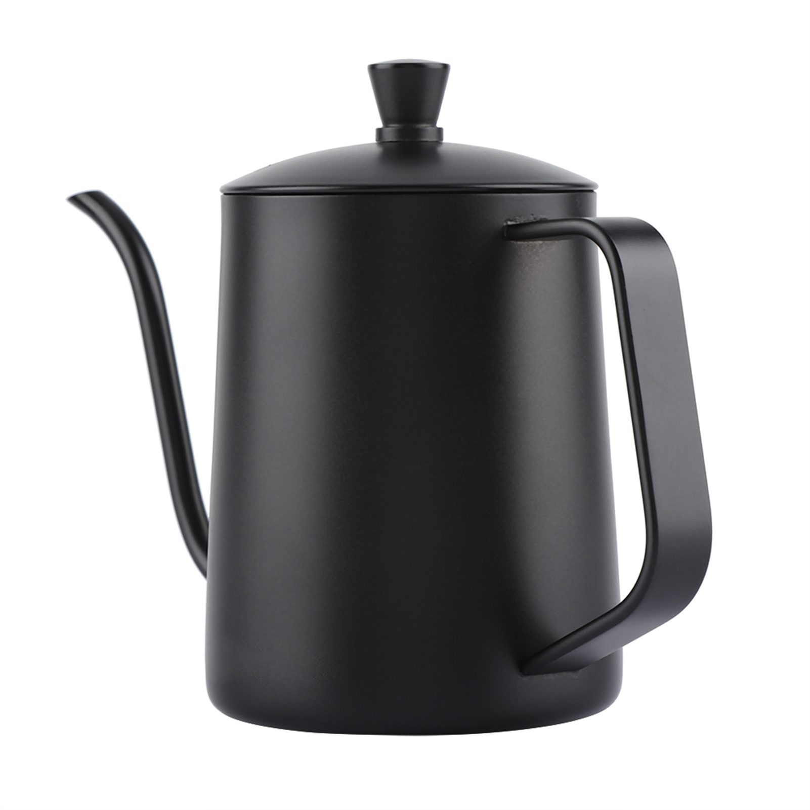 550 Ml Edelstahl-kaffeekessel Mit Schwanenhals Und Deckel Für Küche, Haushalt Und Café.