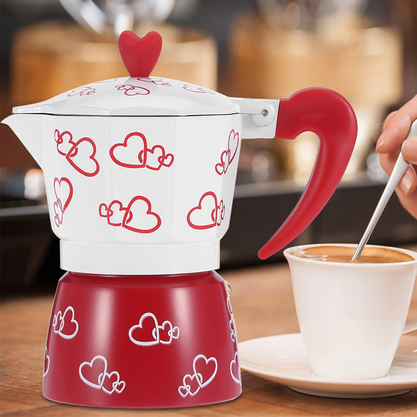 Robuste Aluminium-kaffeekanne/wasserkocher Für Zuhause Oder Büro, Große Größe, Stabile Kaffeekanne