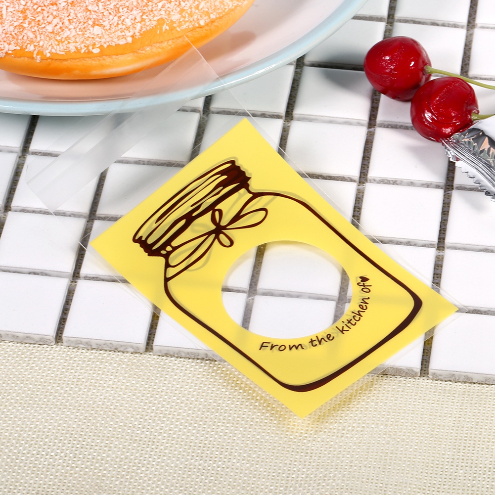 100 Gelbe Tüten Für Süßigkeiten, Kekse Und Plätzchen – Plastikgeschenktüten Für Partys Und Veranstaltungen